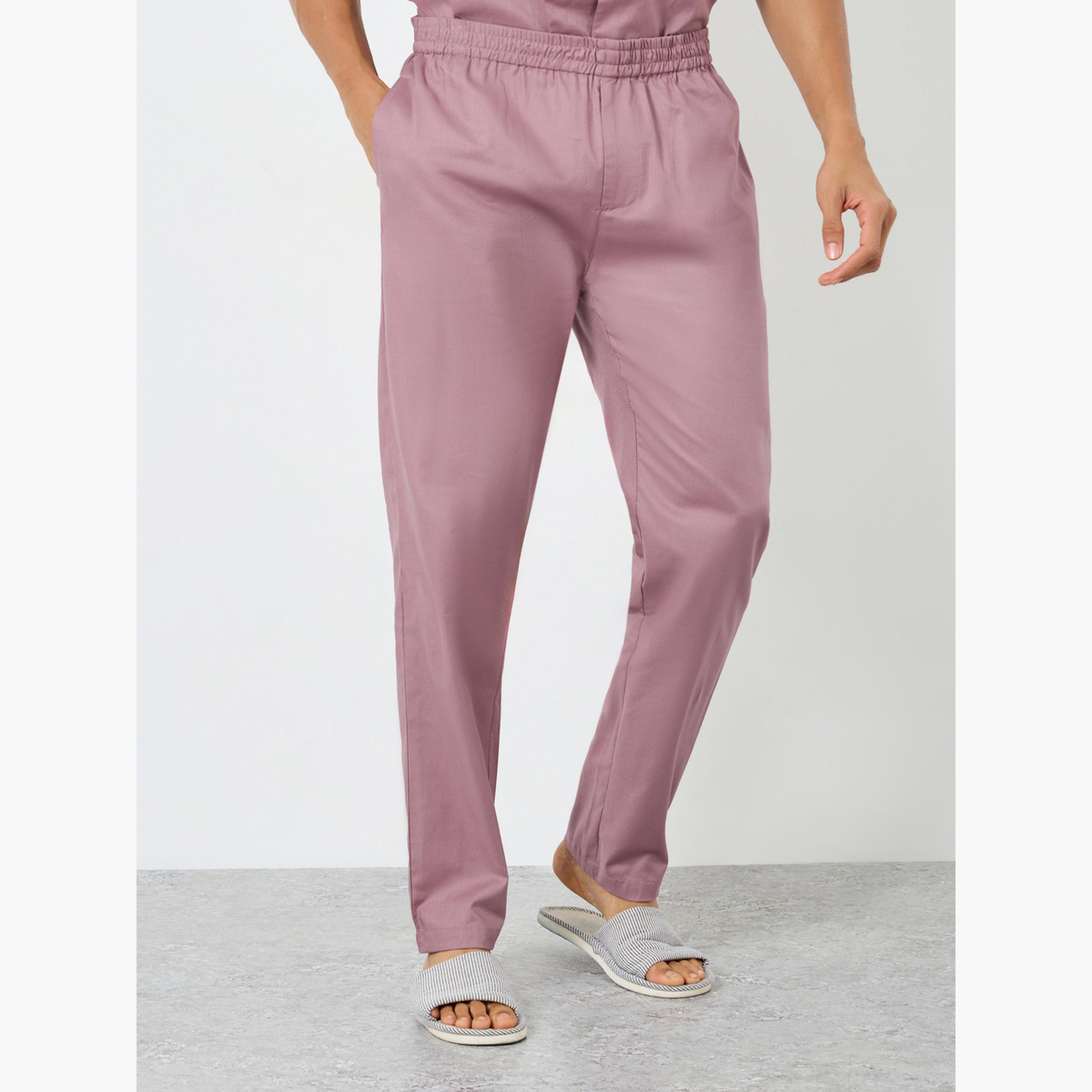 Styli Men Solid Relaxed Fit Shirt and Pyjama Set-men-clothing-nightwear-sets-image-4