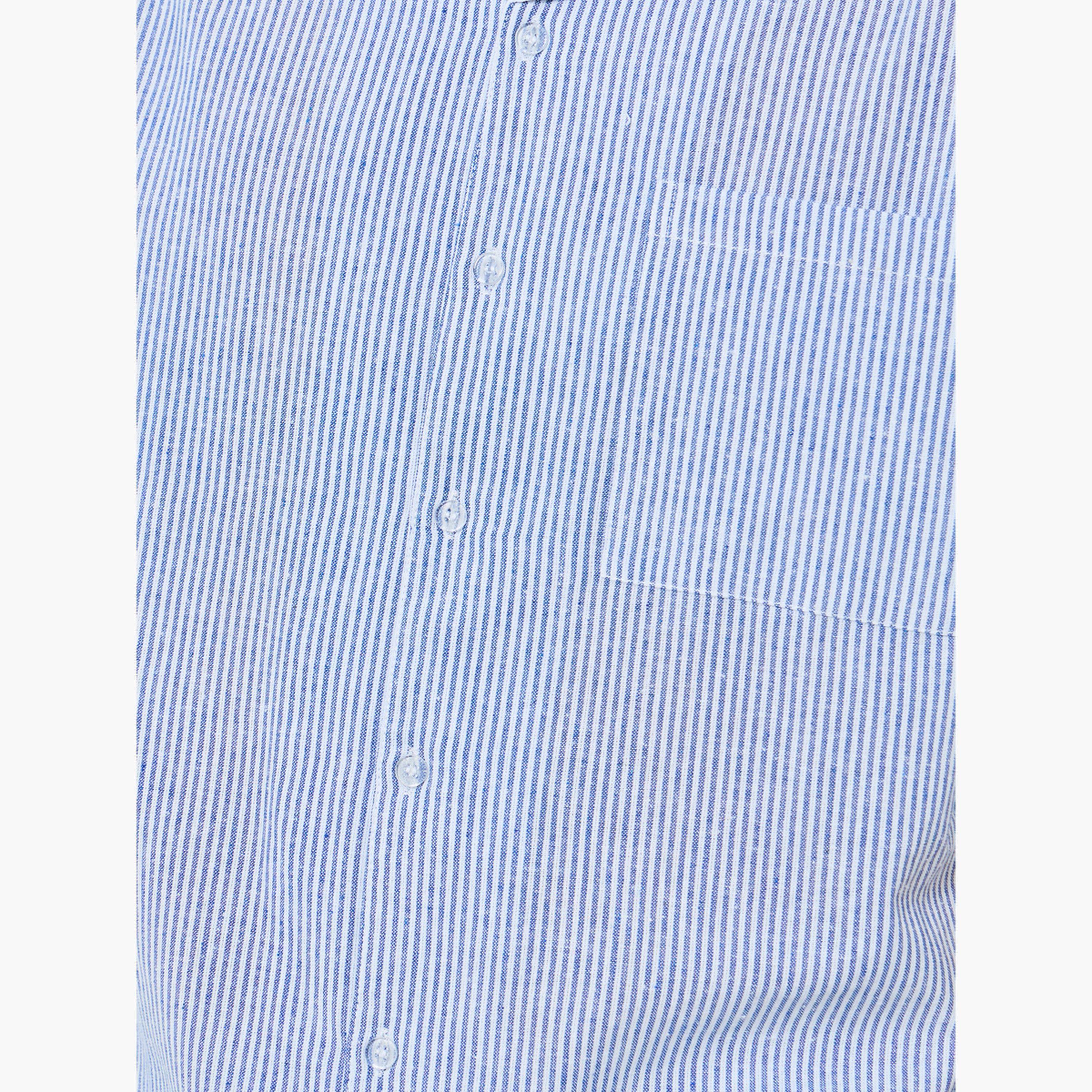 Styli Men Striped Woven Shirt and Pyjama Set-men-clothing-nightwear-sets-image-5