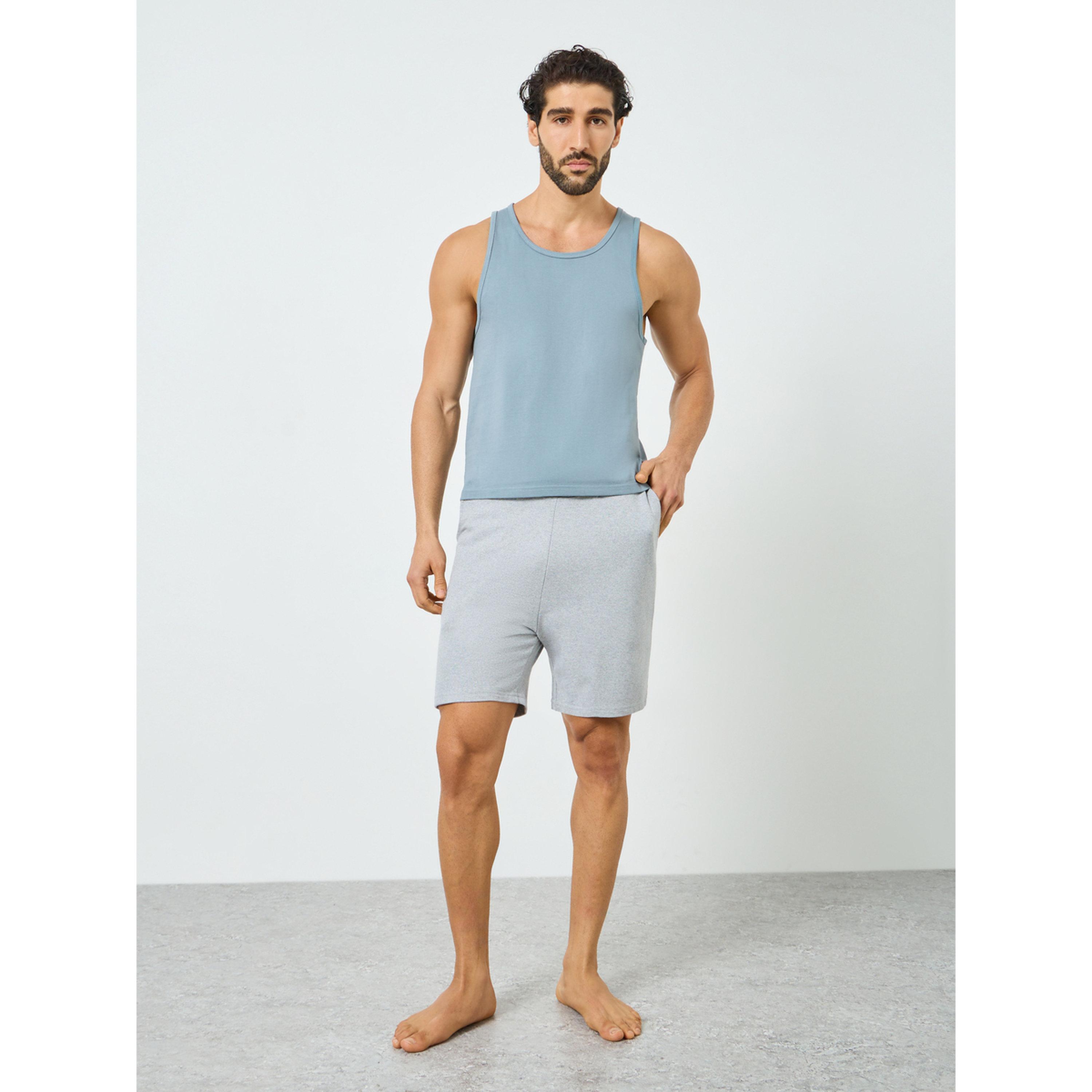فانيلة رجالية قطنية بلا أكمام-men-clothing-innerwear-vests-image-2