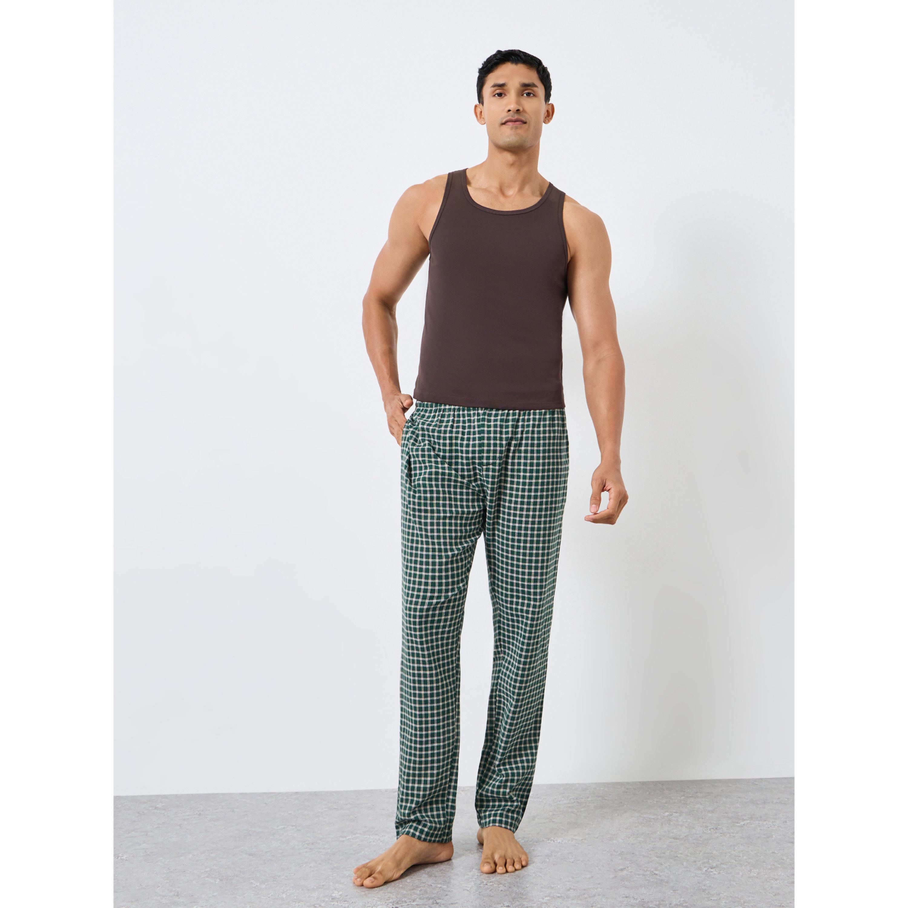 فانيلة رجالية قطنية مضلعة بلا أكمام-men-clothing-innerwear-vests-image-2