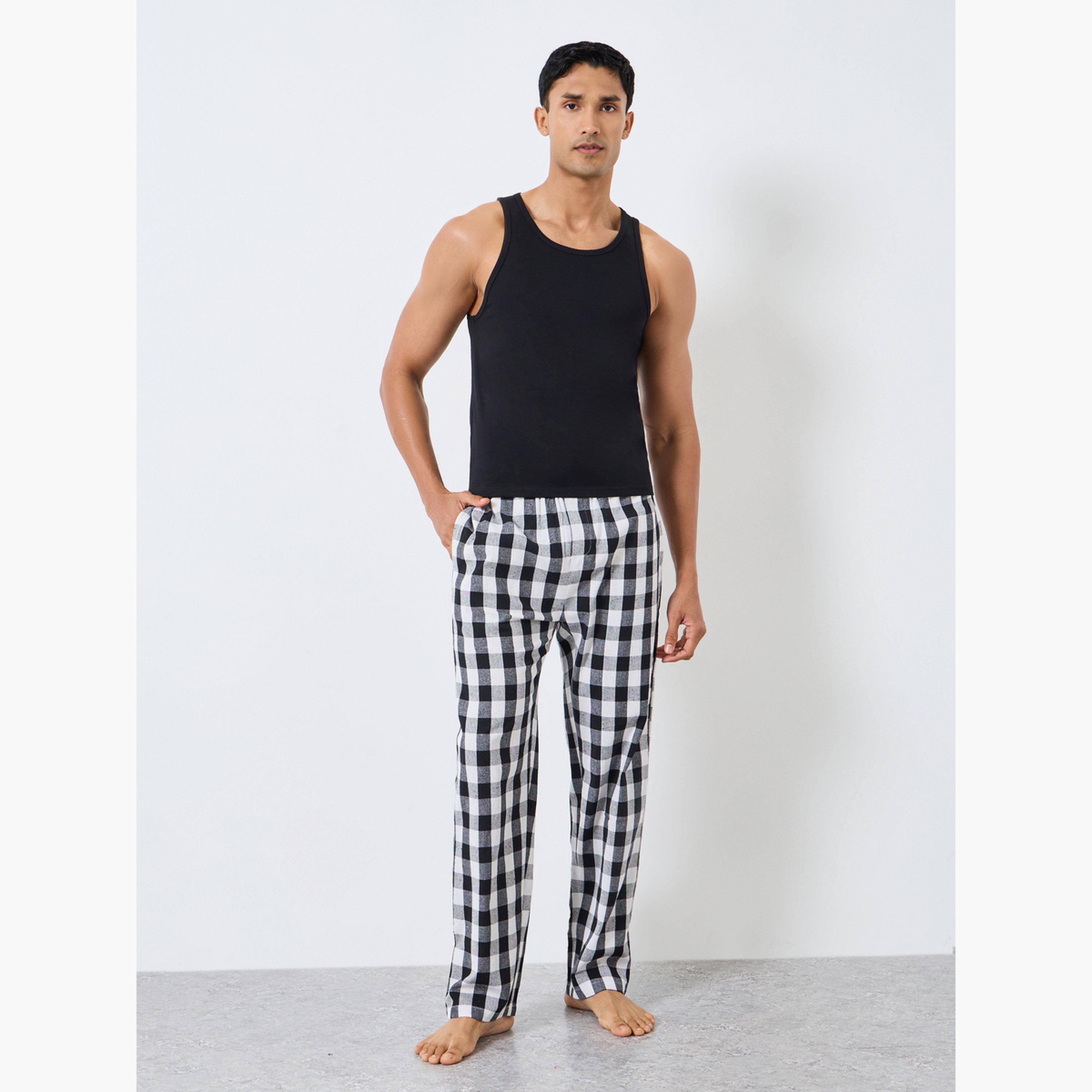 Styli Pack of 2 - Men Solid Cotton Tank-men-clothing-innerwear-vests-image-2
