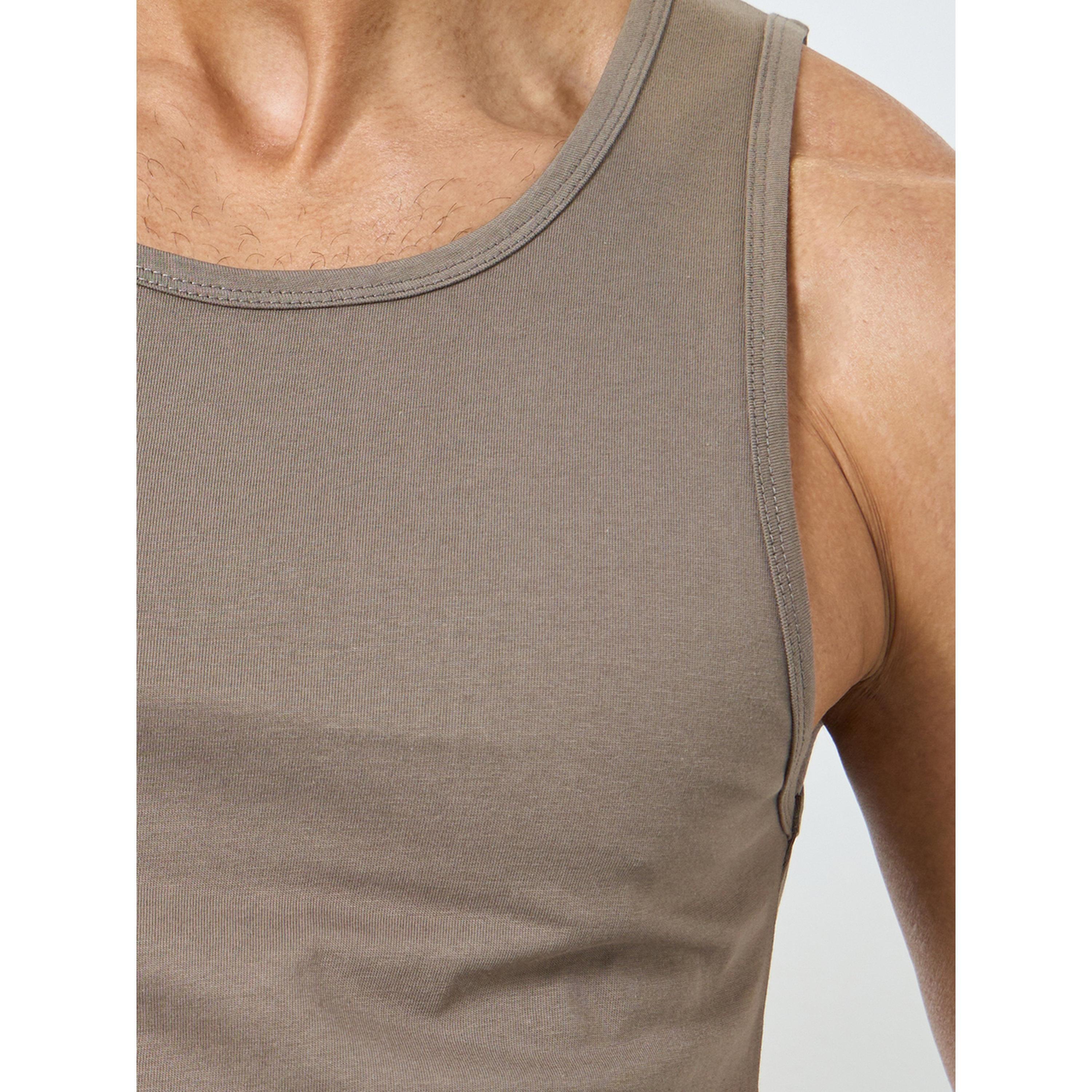 Styli Pack of 2 - Men Brown Cotton Vest-men-clothing-innerwear-vests-image-4