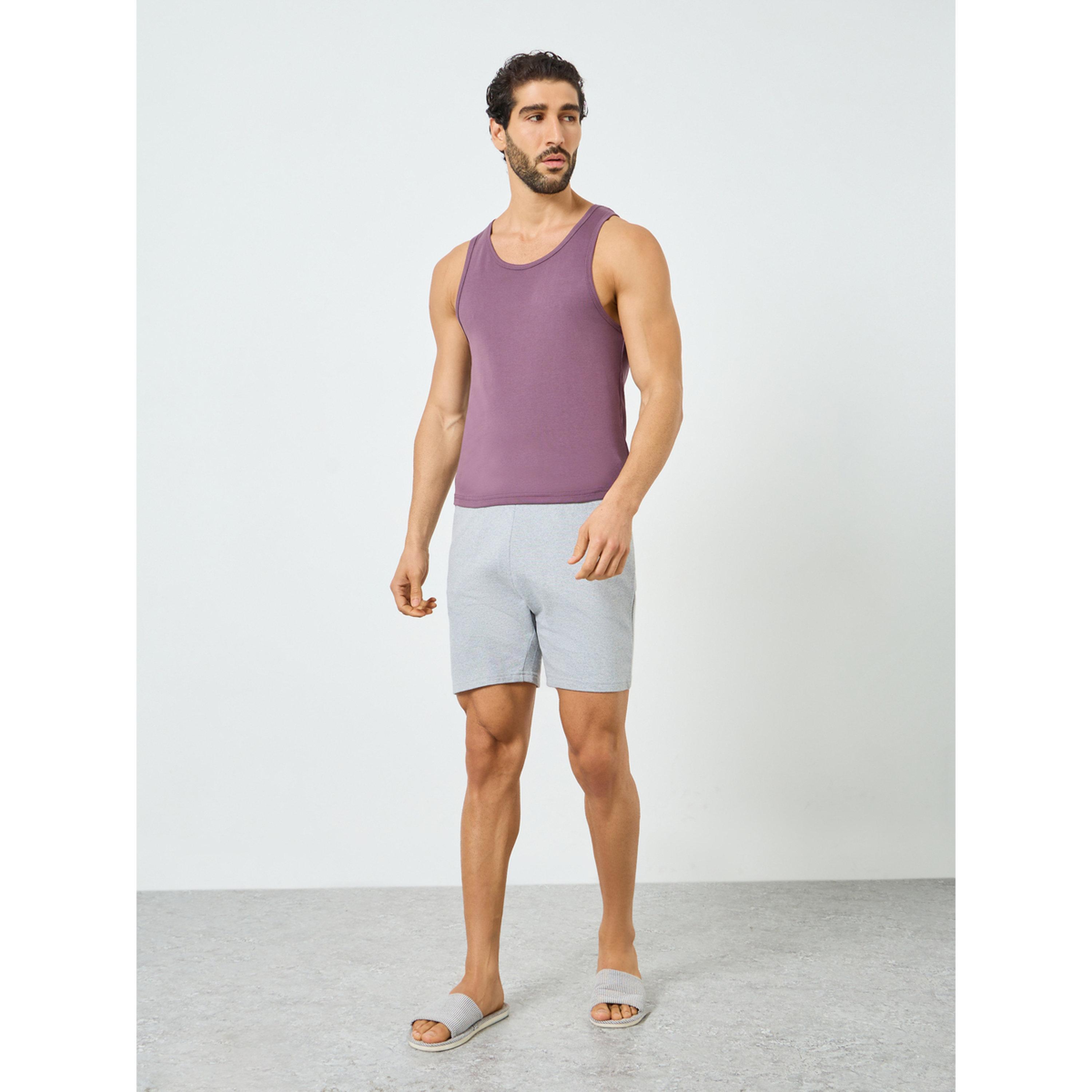 Styli Pack of 2- Men Solid Ribbed Vests-men-clothing-innerwear-vests-image-2