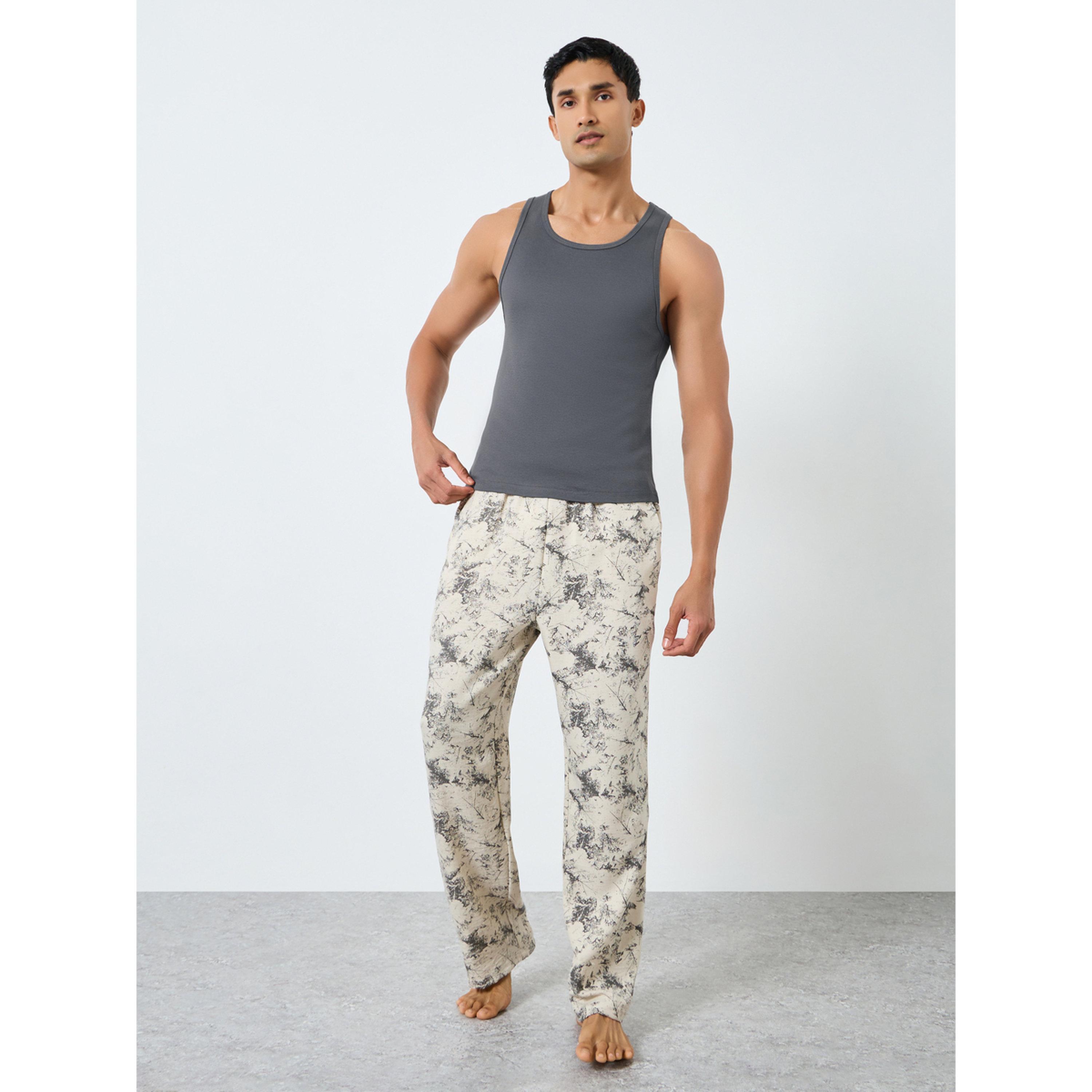 طقم من قطعتين - فانيلات رجالية قطنية مضلعة-men-clothing-innerwear-vests-image-3