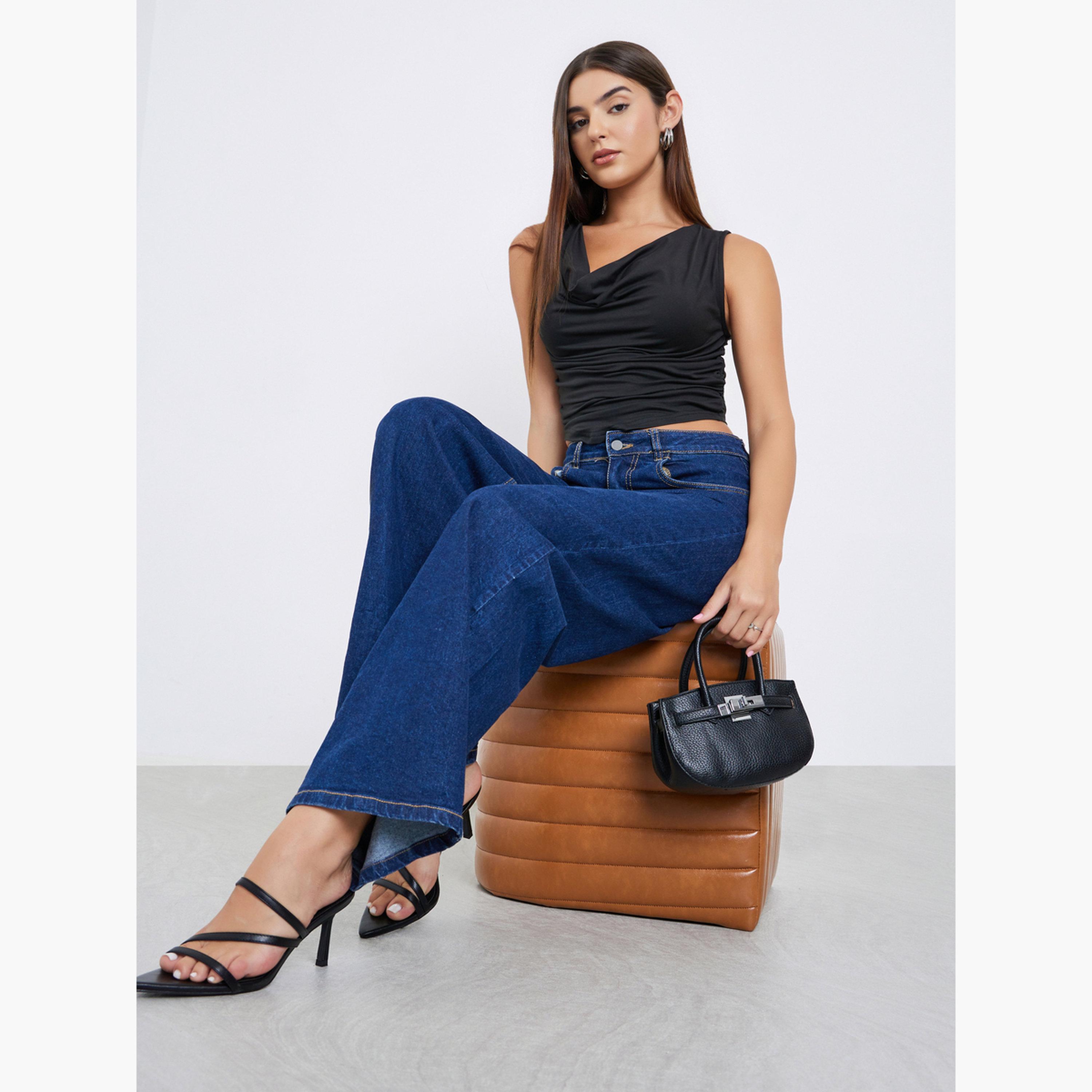 Styli Sleeveless Black Cami Top-women-clothing-shirtsandblouses-blouses-image-3