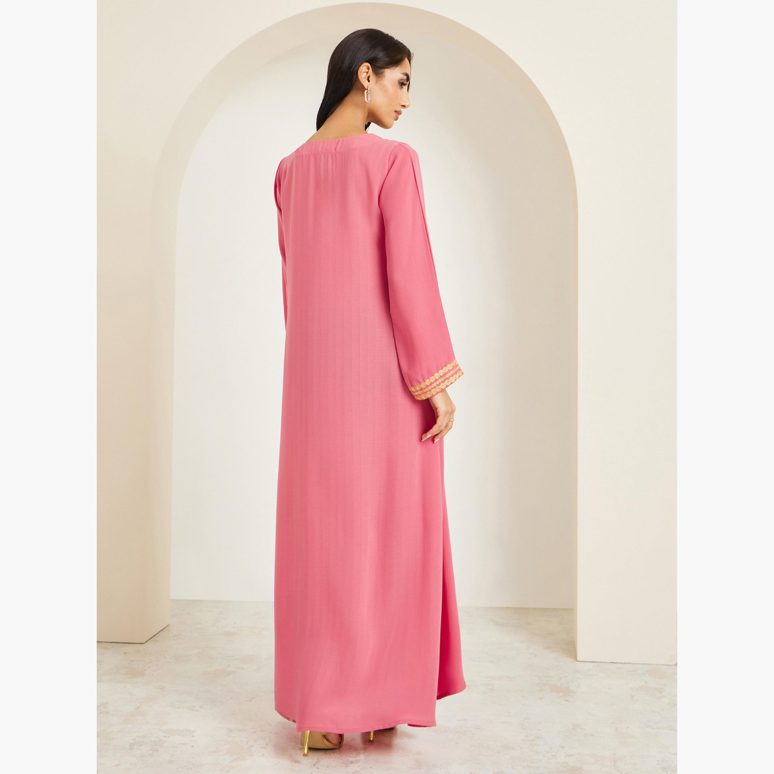 جلابية بتفاصيل مطرزة-women-arabicclothing-jalabiyas-image-5