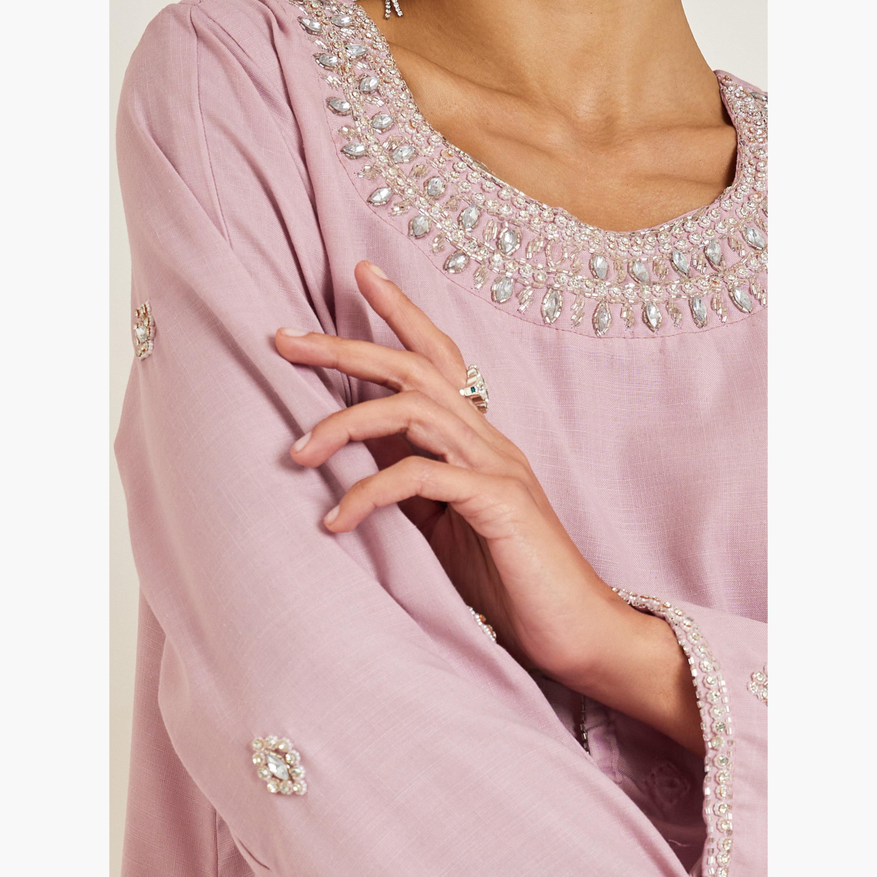 جلابية مزينة بحافة واسعة-women-arabicclothing-jalabiyas-image-4