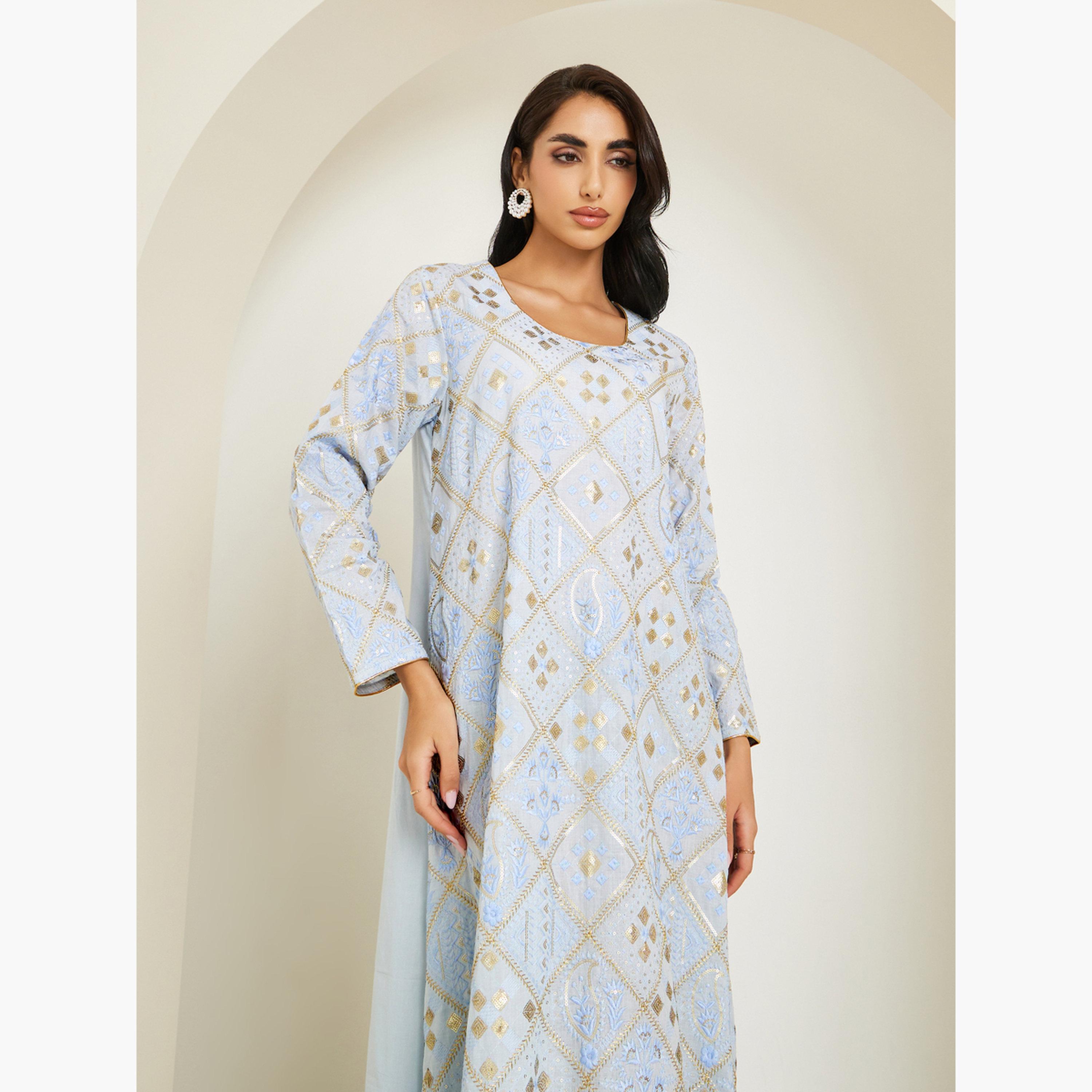 جلابية مطرزة-women-arabicclothing-jalabiyas-image-2