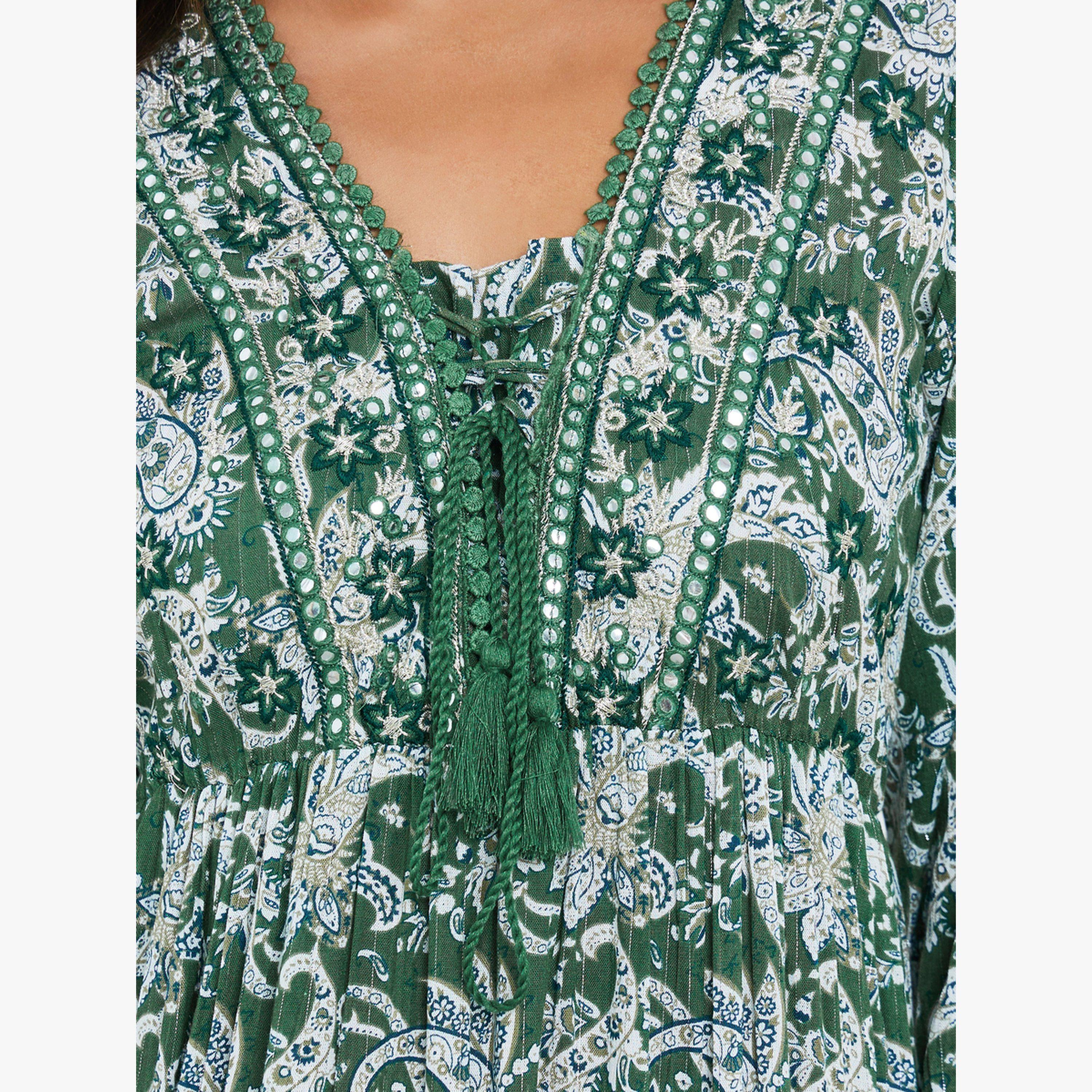 فستان طويل بطبقات وطبعة بيزلي-women-clothing-dresses-image-5