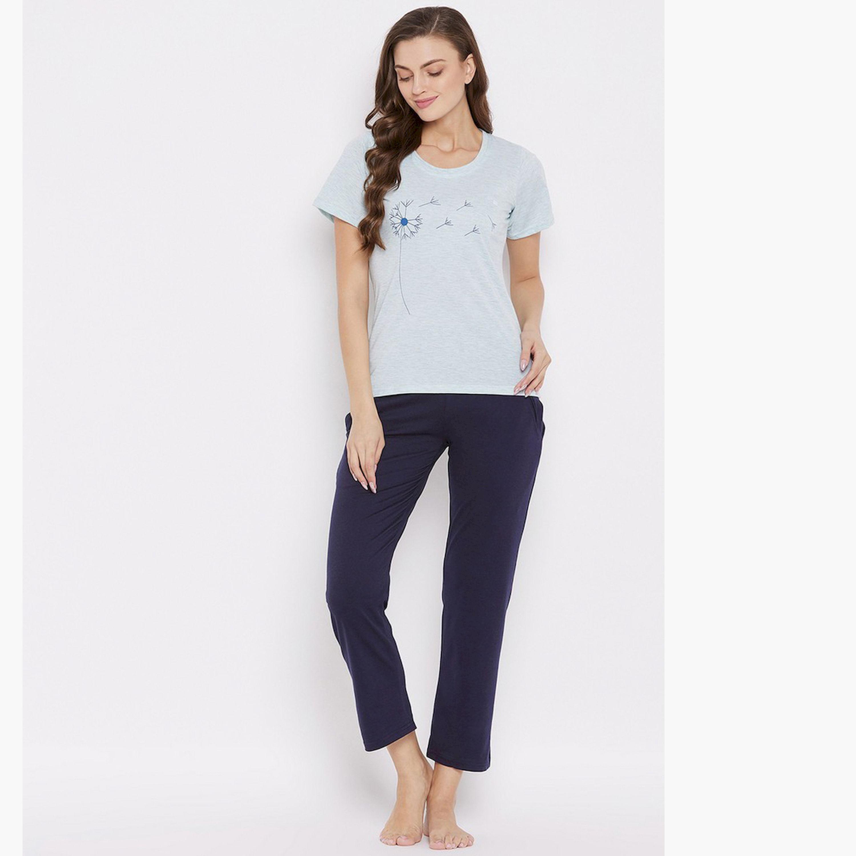 Take Two Round Neck Printed T-Shirt and Pyjama Set-women-clothing-nightwear-pyjamas-longsets-image-1