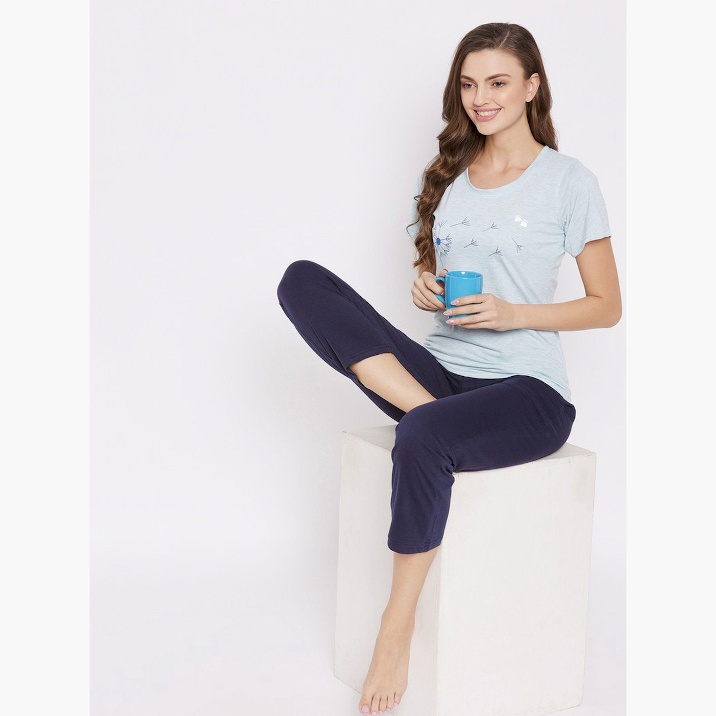 Take Two Round Neck Printed T-Shirt and Pyjama Set-women-clothing-nightwear-pyjamas-longsets-image-4