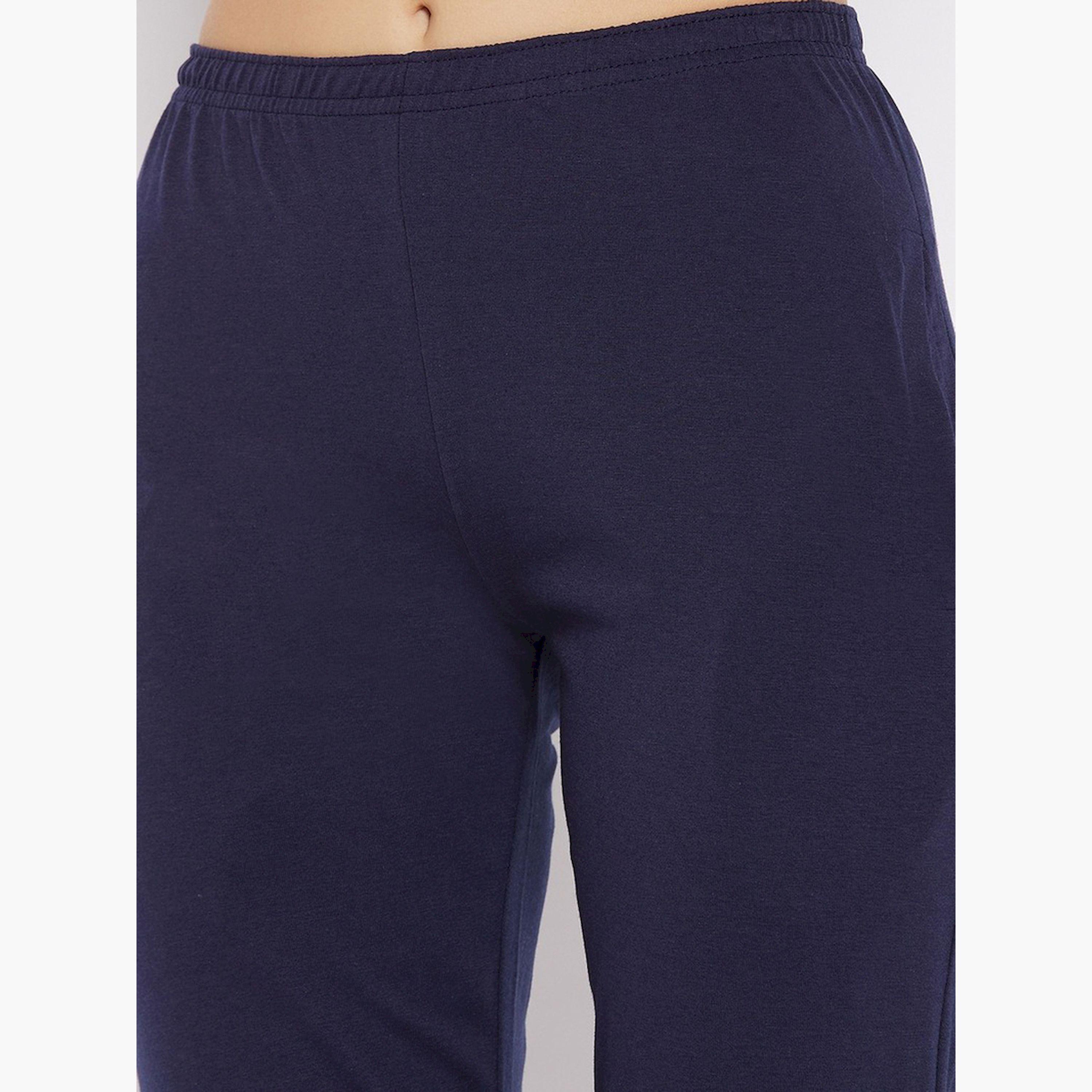 طقم بيجاما بياقة دائرية بطبعة-women-clothing-nightwear-pyjamas-longsets-image-5