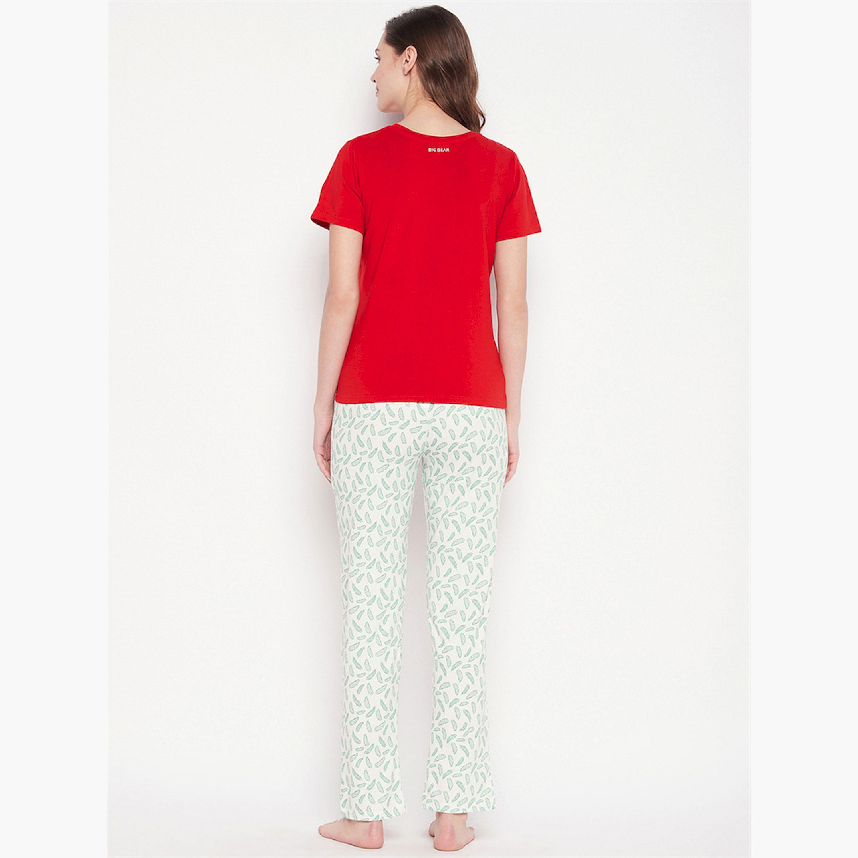Take Two Premium Cotton Bliss Printed T-Shirt and Pyjama Set-women-clothing-nightwear-pyjamas-longsets-image-3