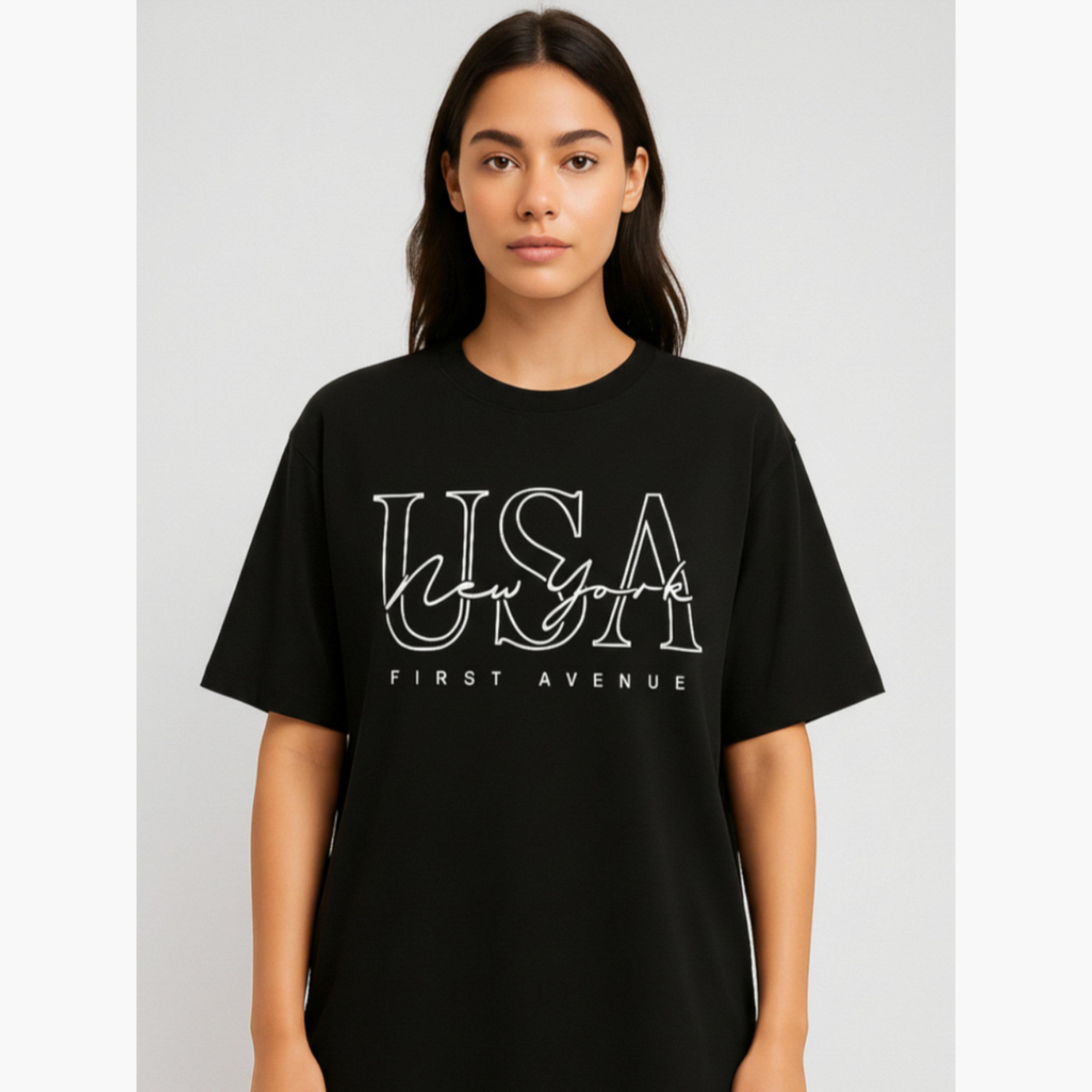 تيشيرت بطبعة جرافيك-women-clothing-tshirts-image-4