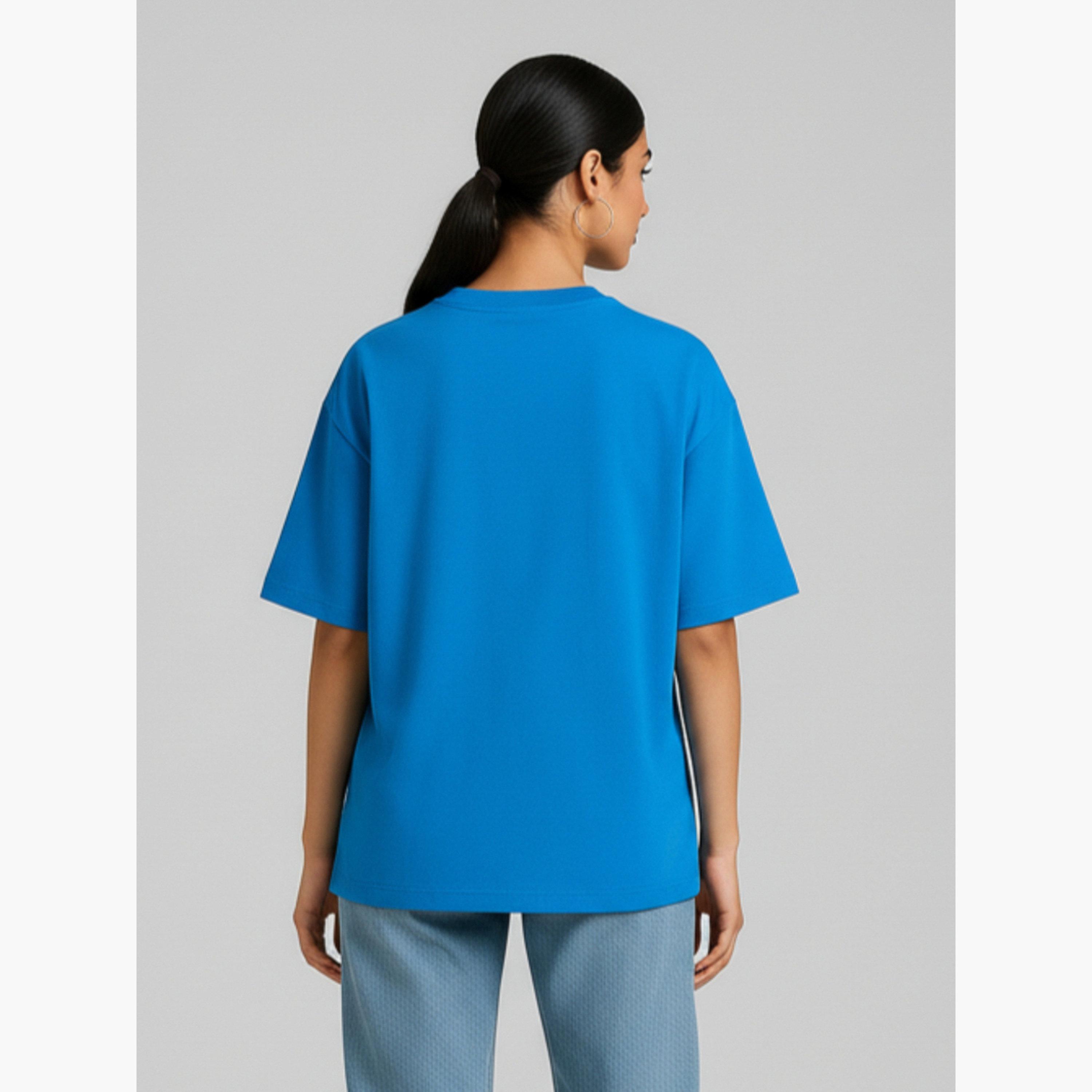 تيشيرت بطبعة شعار-women-clothing-tshirts-image-2