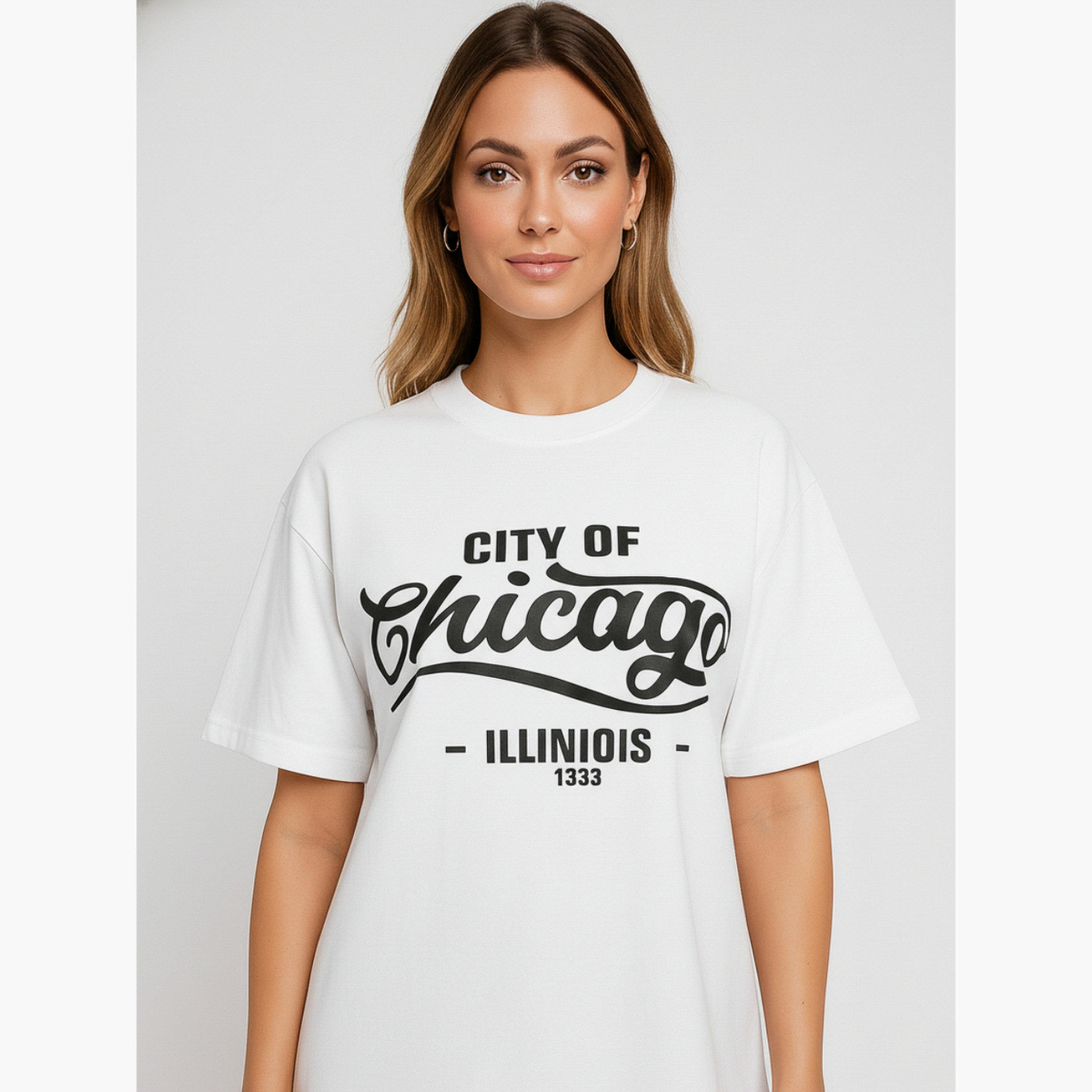 تيشيرت بقصة عادية بطبعة جرافيك-women-clothing-tshirts-image-2