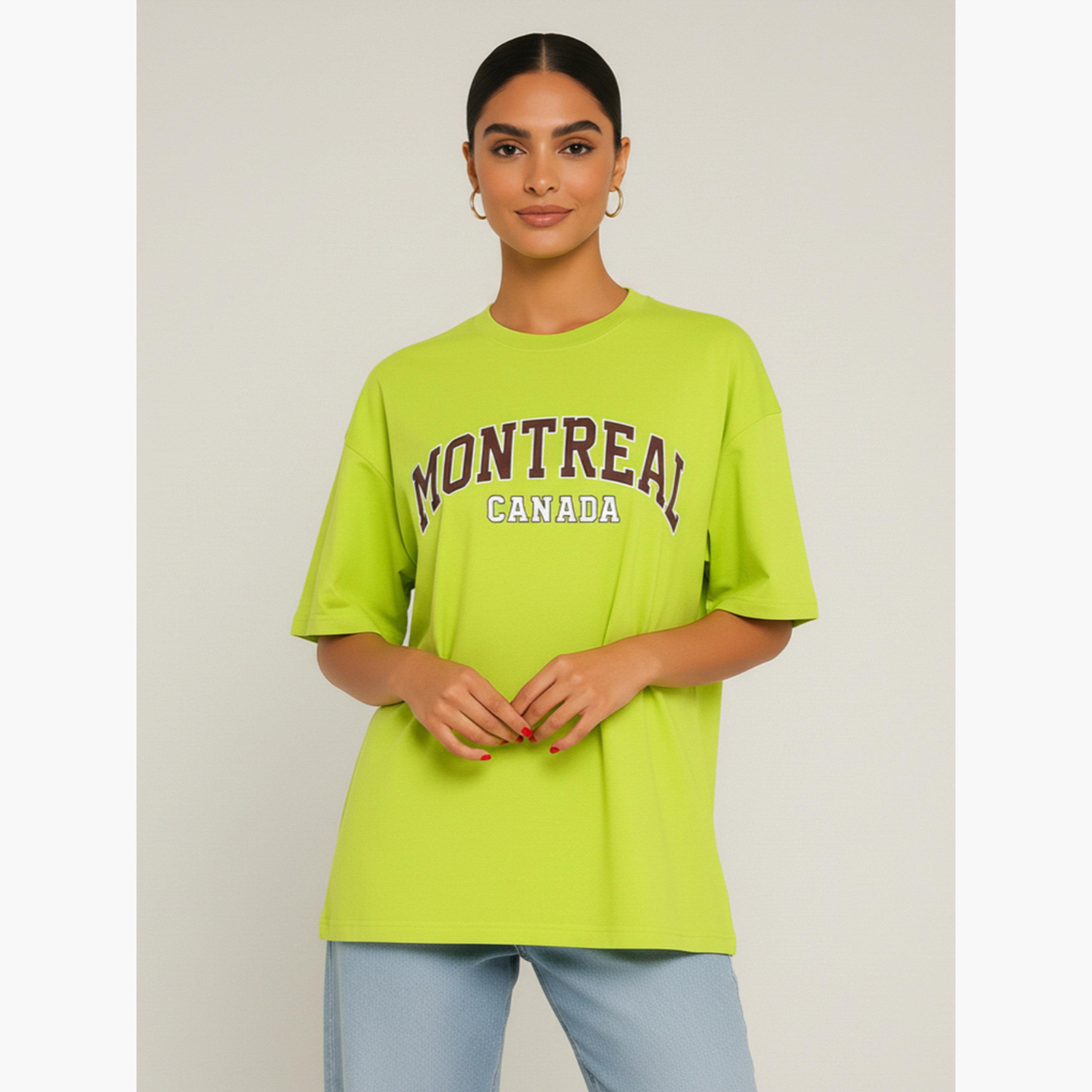 PAUSE Women Regular Fit Printed Neon T-Shirt-women-clothing-tshirts-image-5
