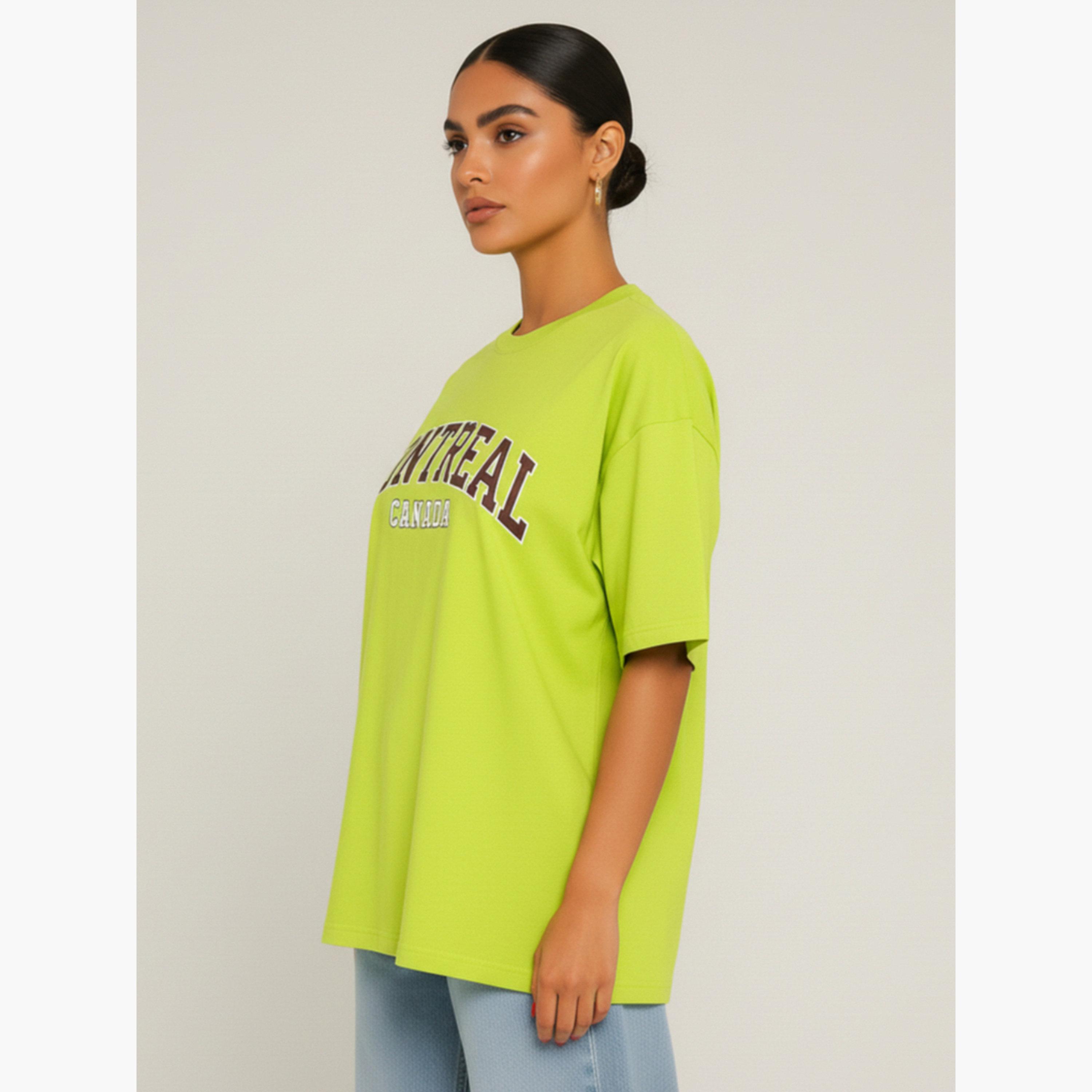 PAUSE Women Regular Fit Printed Neon T-Shirt-women-clothing-tshirts-image-6