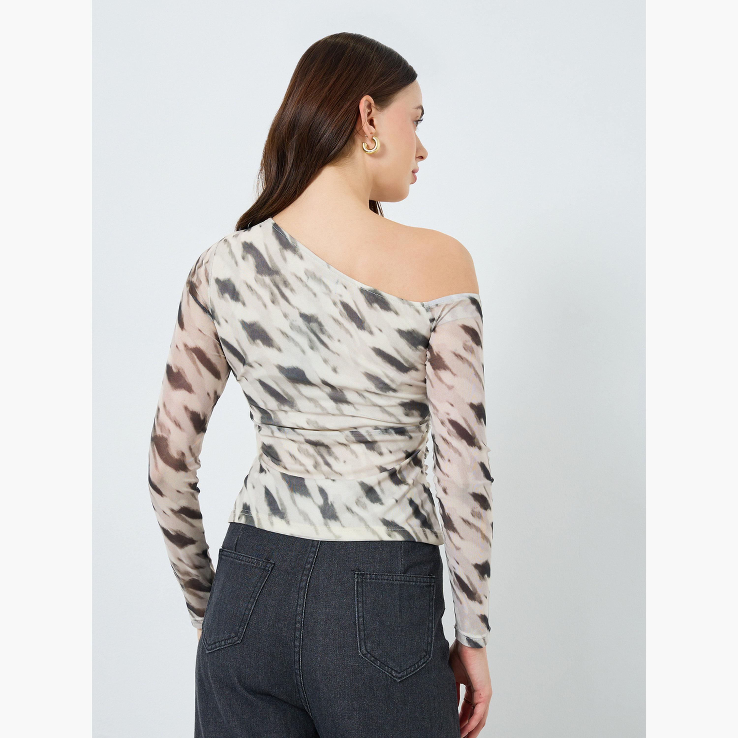 بلوزة محبوكة ضيقة بطبعة حيوانات-women-clothing-shirtsandblouses-blouses-image-4
