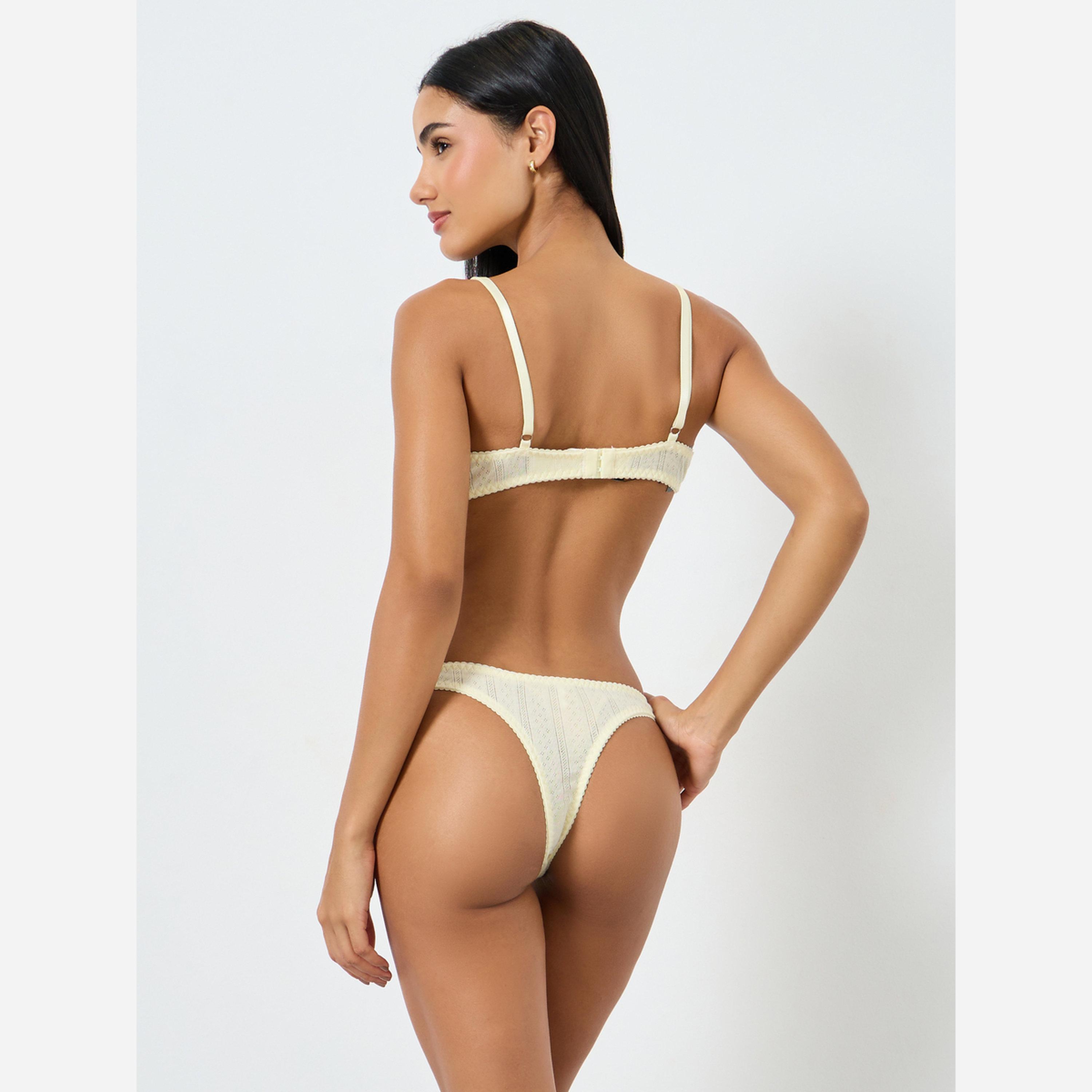 ?????? - ??? ????? ??? ?????? ????? ???? ???? ????? Pointelle Apex Strap-women-clothing-lingerie-lingeriesets-image-5