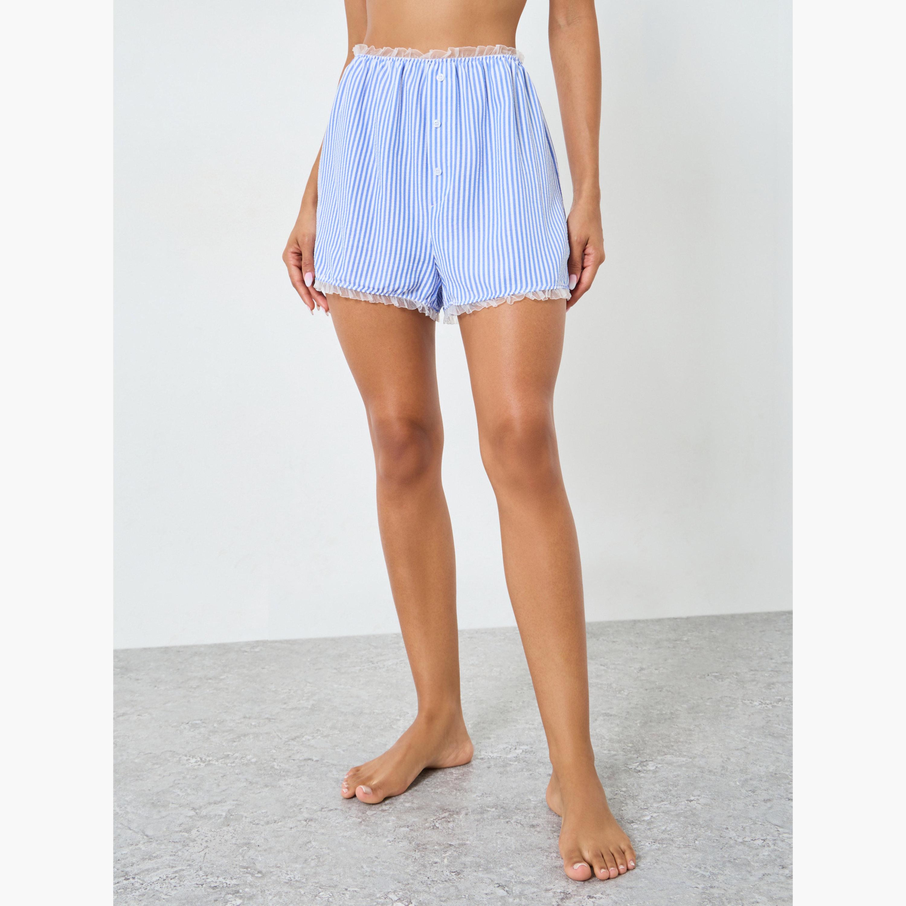 مجموعة من صدرية بالكونيت وشورت بوكسر-women-clothing-lingerie-lingeriesets-image-4