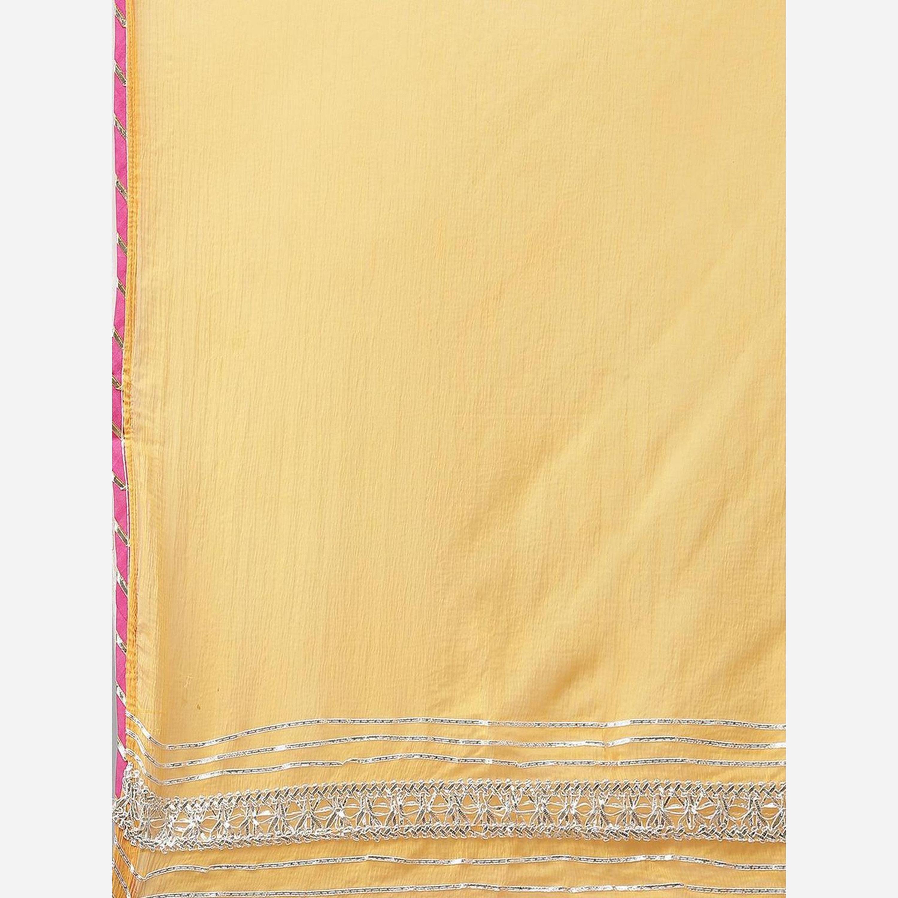 Ishin Women Mustard Yellow Embroidered Kurta with Sharara and Dupatta Set-women-clothing-ethnicwear-kurtasets-image-4