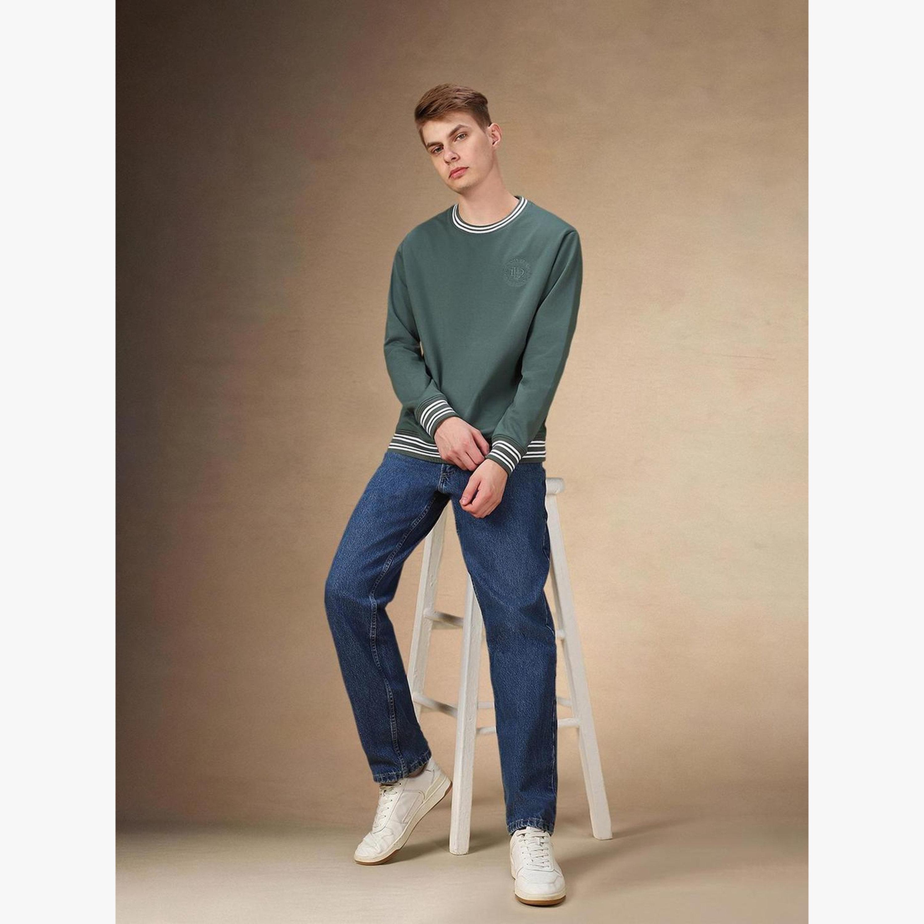 سويت شيرت قطن بياقة دائرية-men-clothing-hoodiesandsweatshirts-image-2