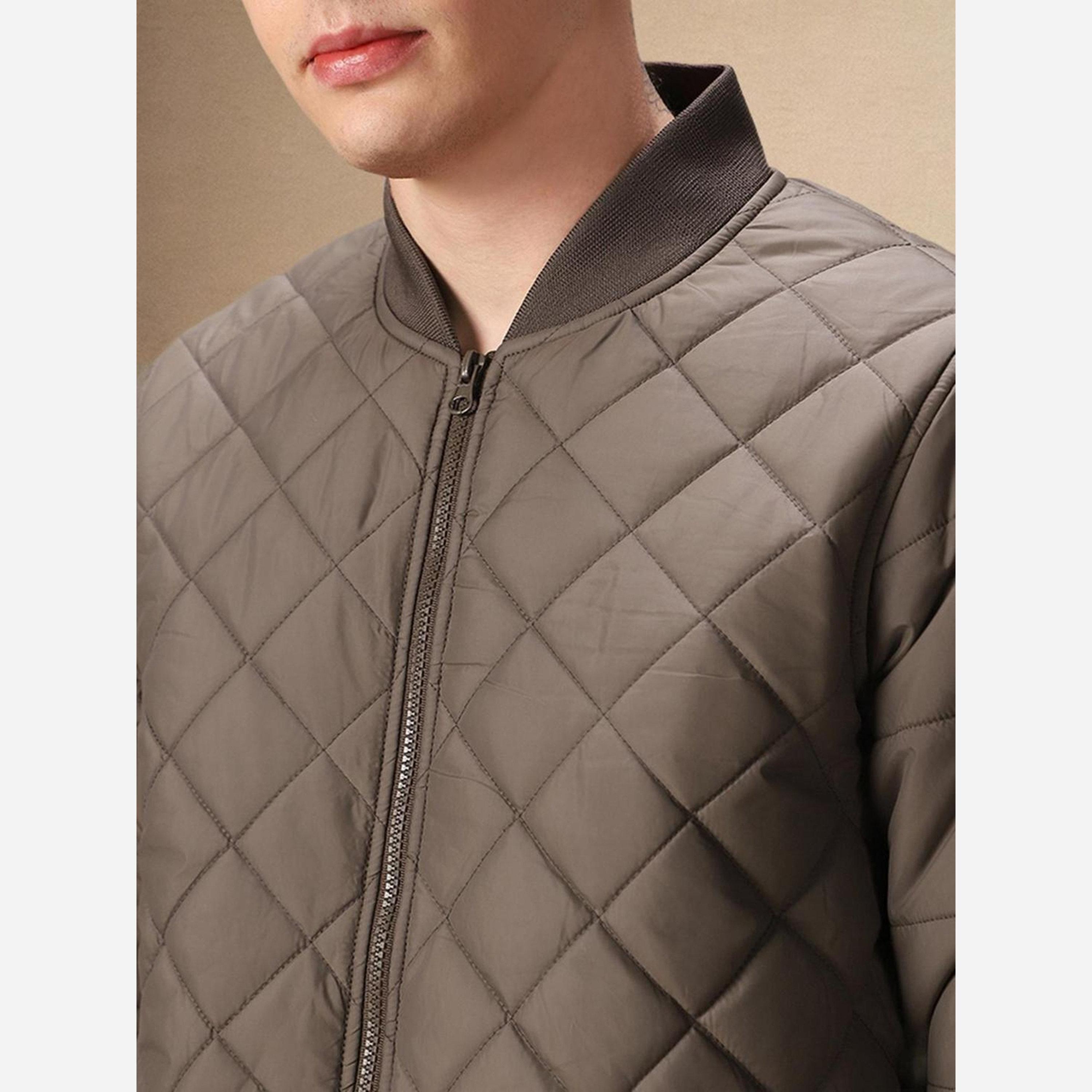 Dennis Lingo Men Brown Quilted Bomber Jacket-men-clothing-jacketsandblazers-jackets-image-6