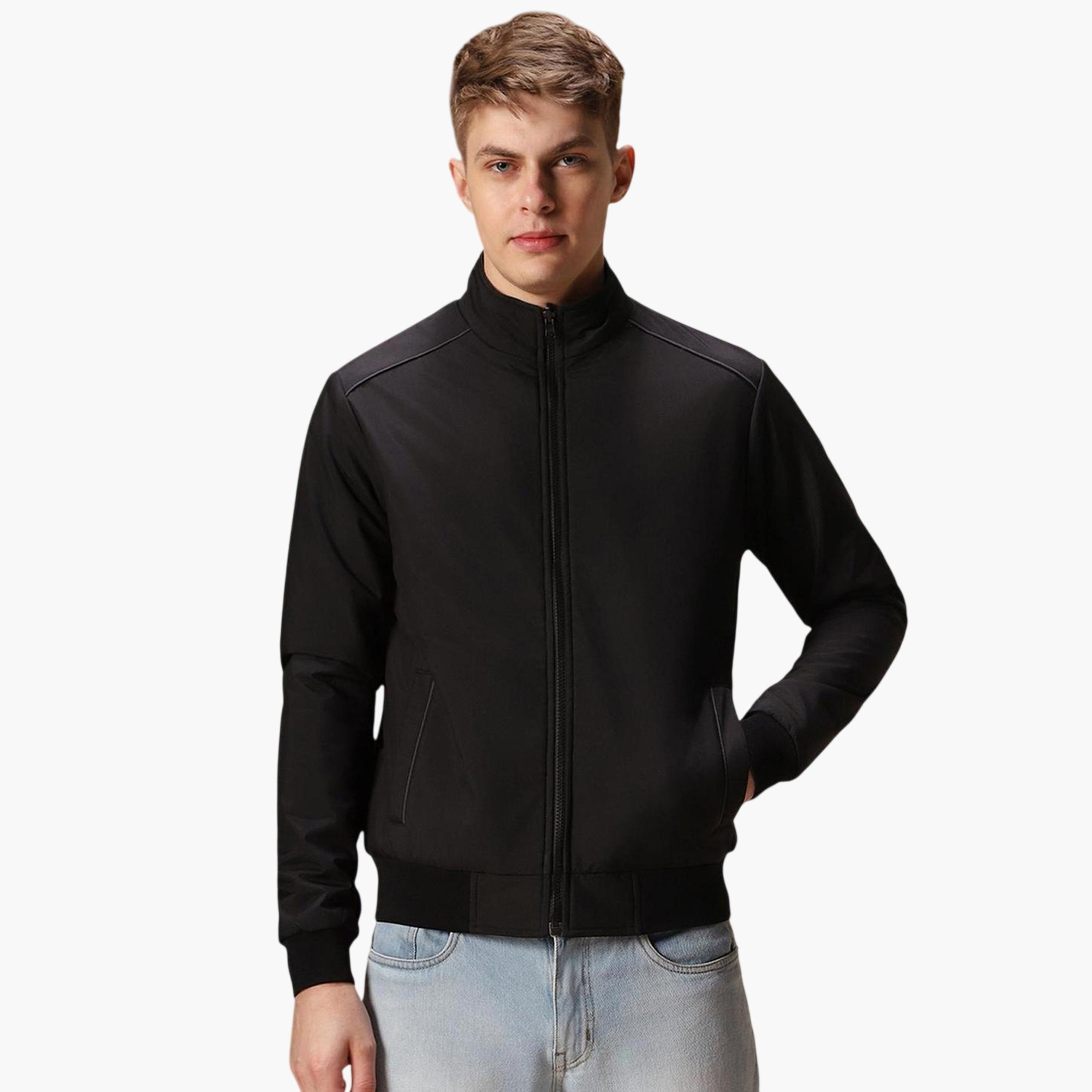 جاكيت بومبر سادة بسحَّاب غلق-men-clothing-jacketsandblazers-jackets-image-1