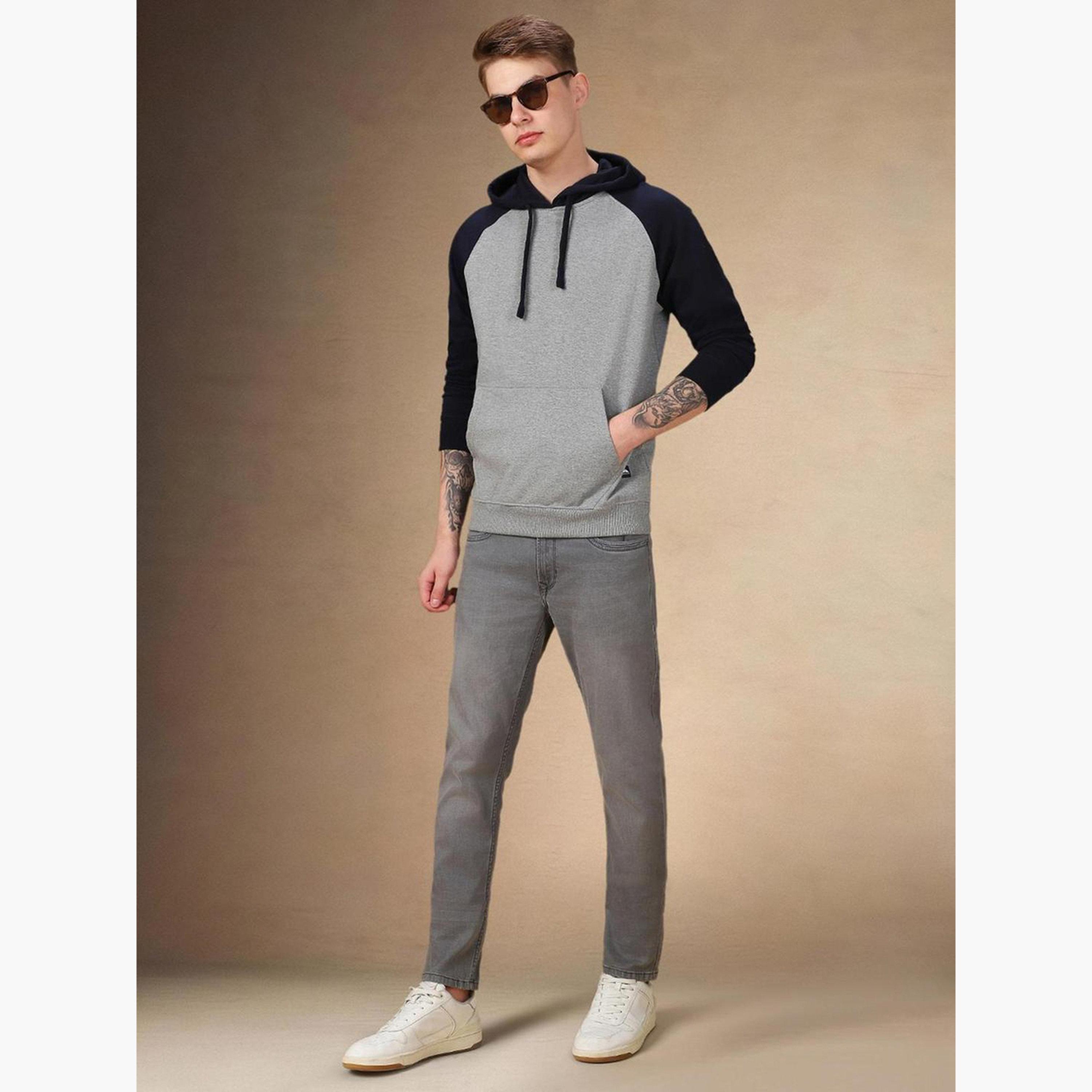 دينيس لينغو - هودي رجالي بأكمام طويلة وياقة وغطاء رأس بألوان متعددة-men-winterwear-hoodiesandsweatshirts-image-2