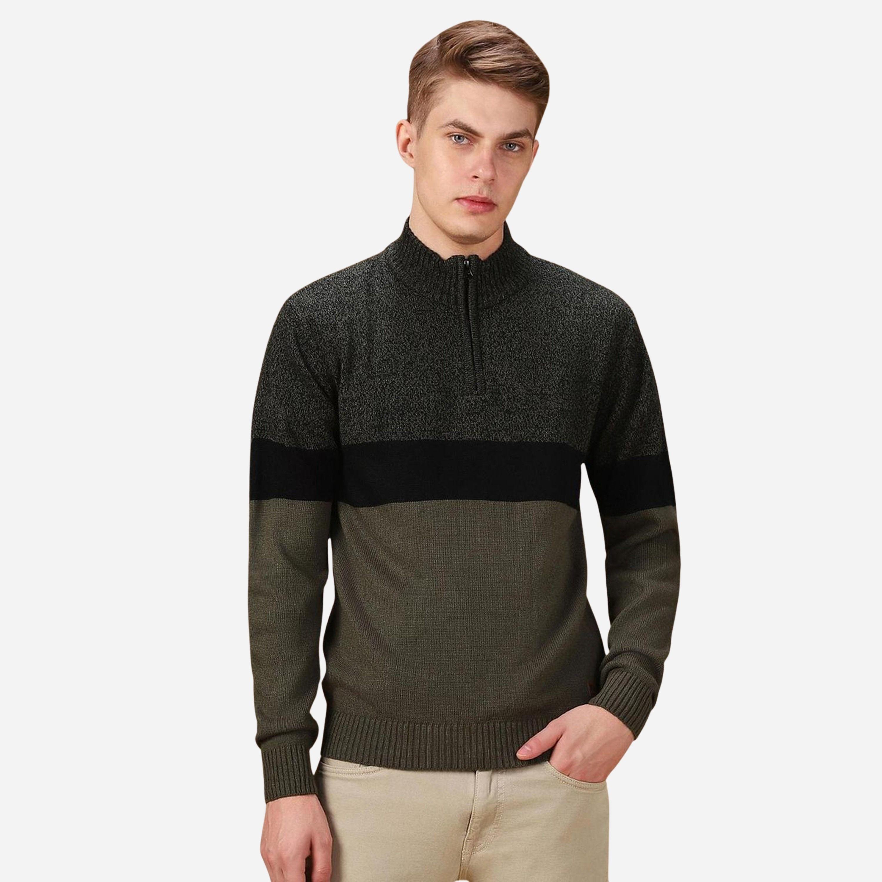 Dennis Lingo Men Color Block Knitted Sweater-men-winterwear-hoodiesandsweatshirts-image-4
