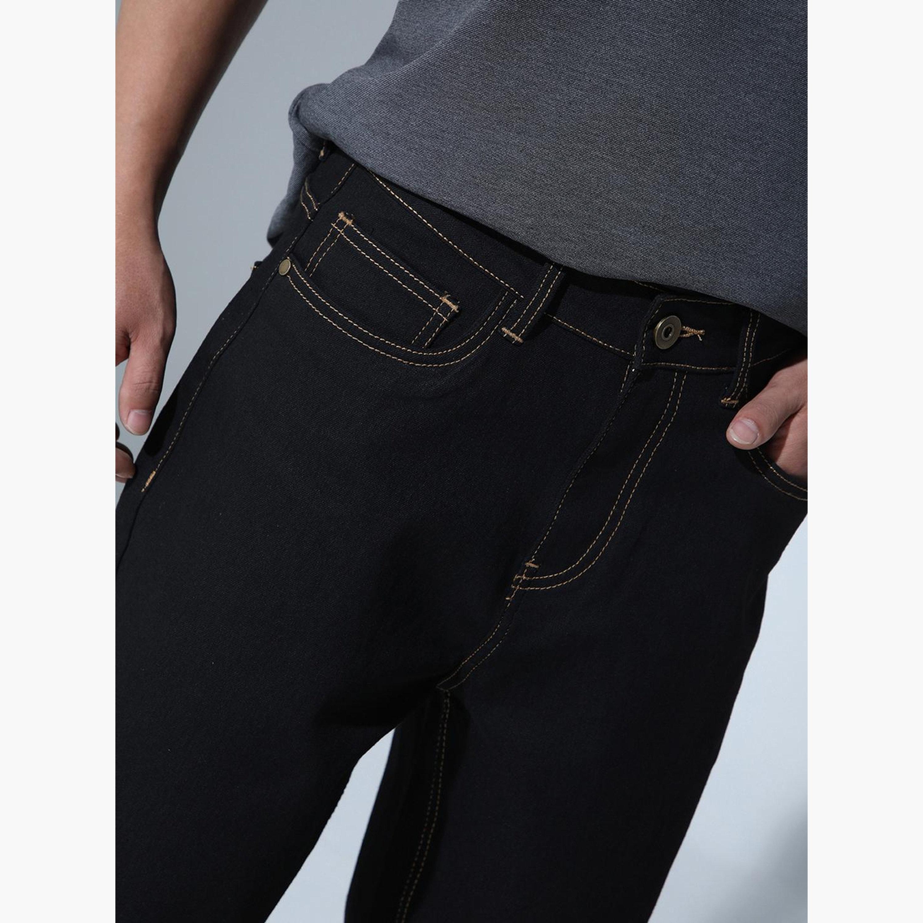 هوبرهولم - بنطال جينز قطني مطاطي مريح-men-clothing-bottoms-jeans-image-4