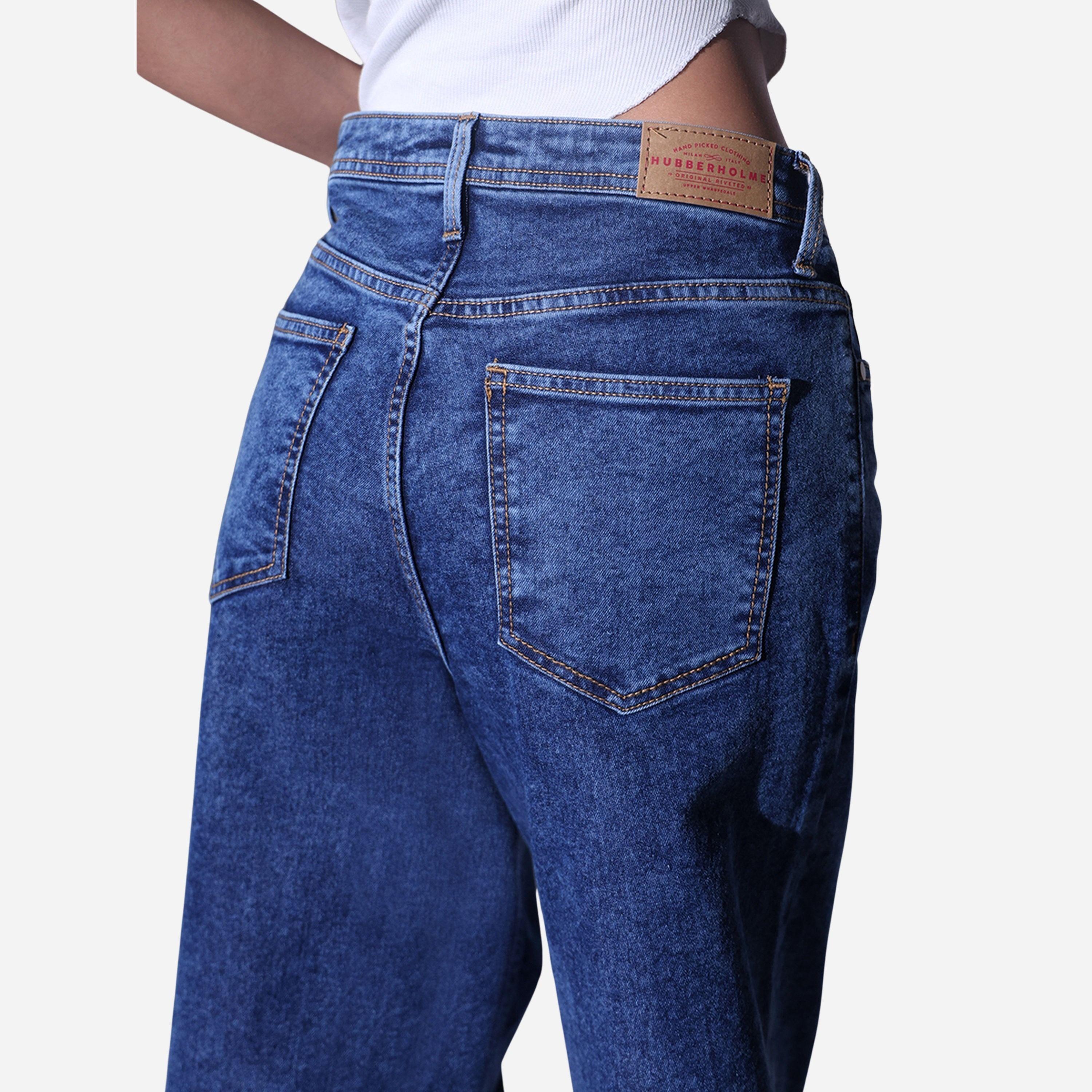 هابيرهولم - بنطال جينز نسائي قصة مريحة وخصر عالٍ-women-clothing-bottoms-jeans-image-4