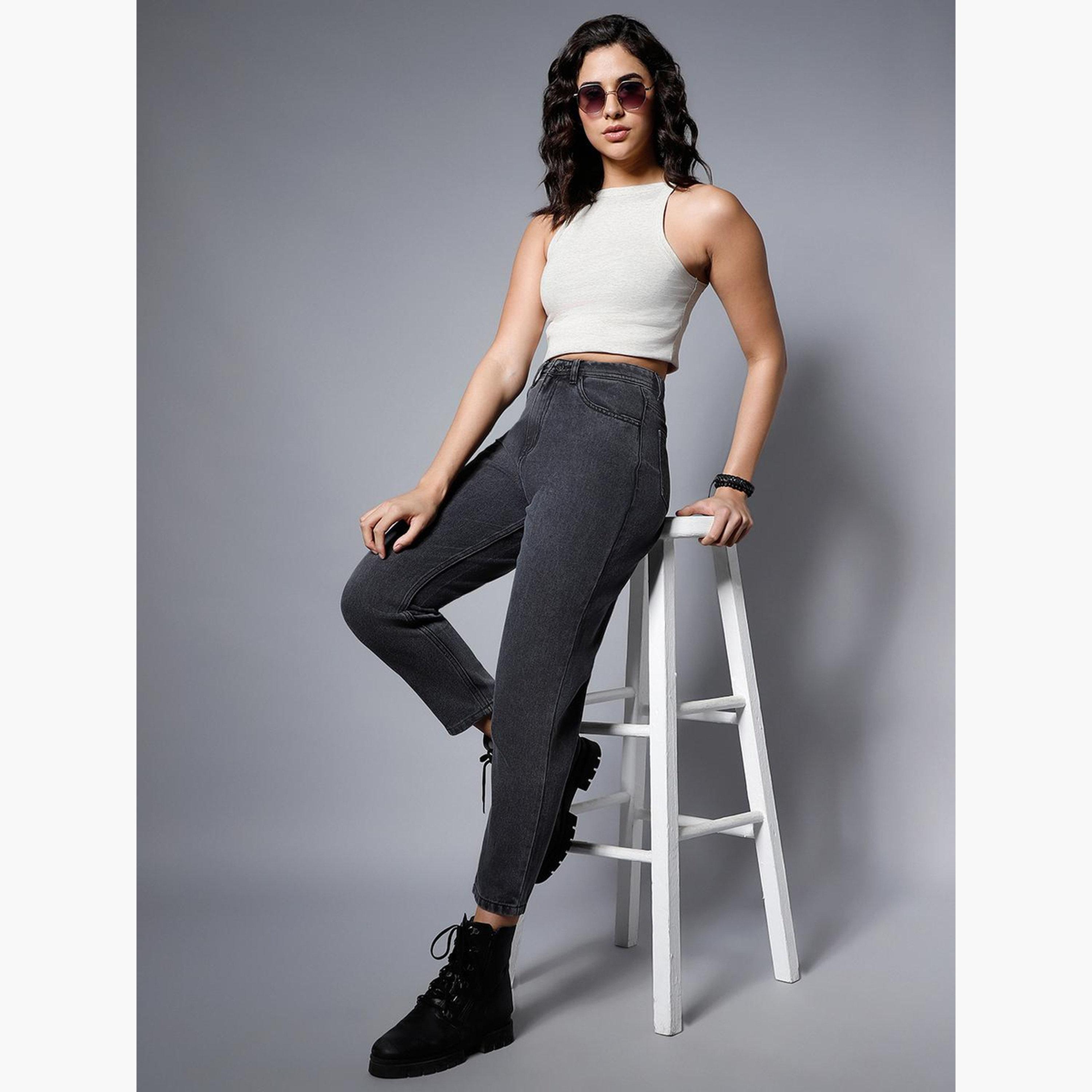 High Star Women High Rise Mom Fit Jeans-women-clothing-bottoms-jeans-image-2
