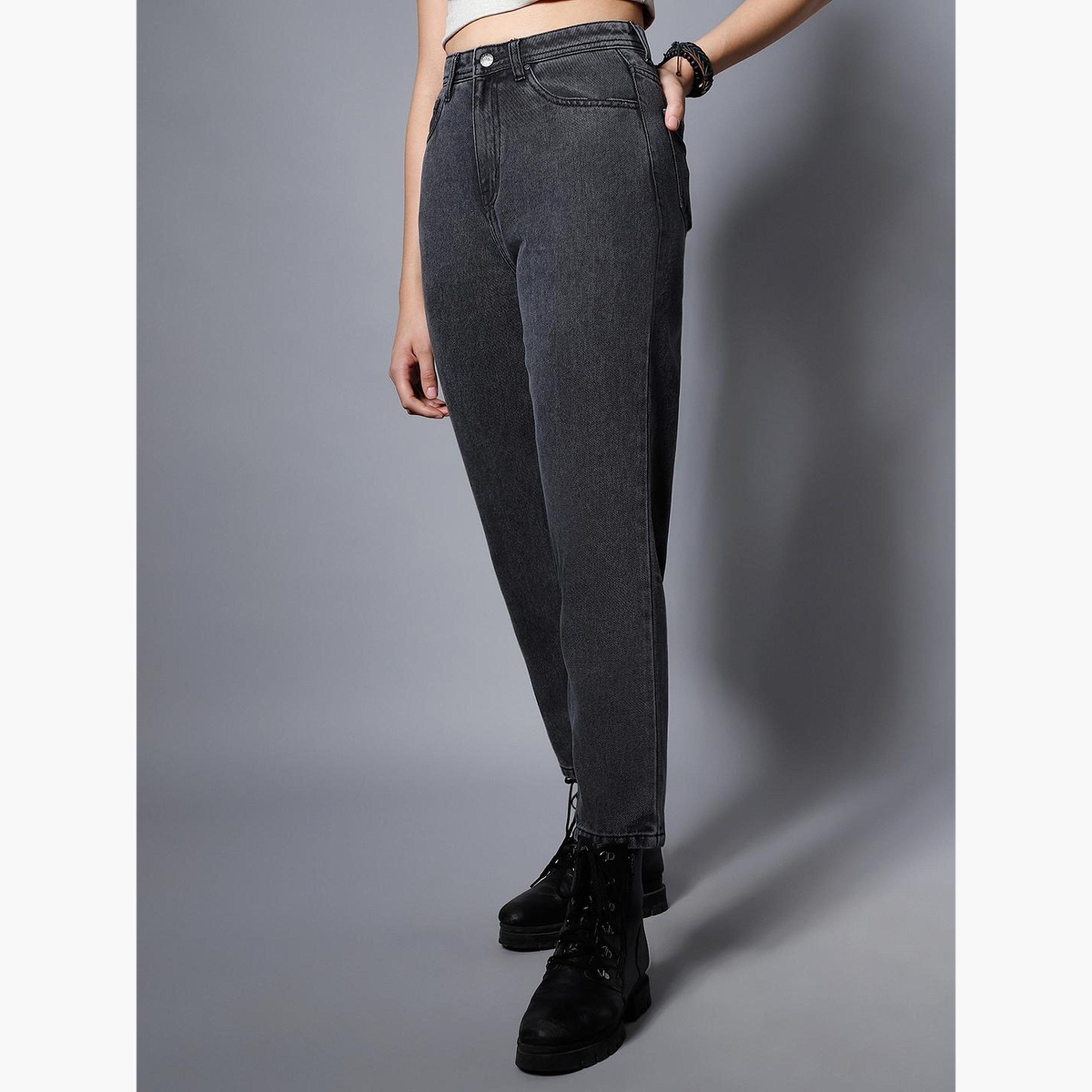 هاي ستار - بنطال جينز بخصر مرتفع وتصميم نحيف-women-clothing-bottoms-jeans-image-3