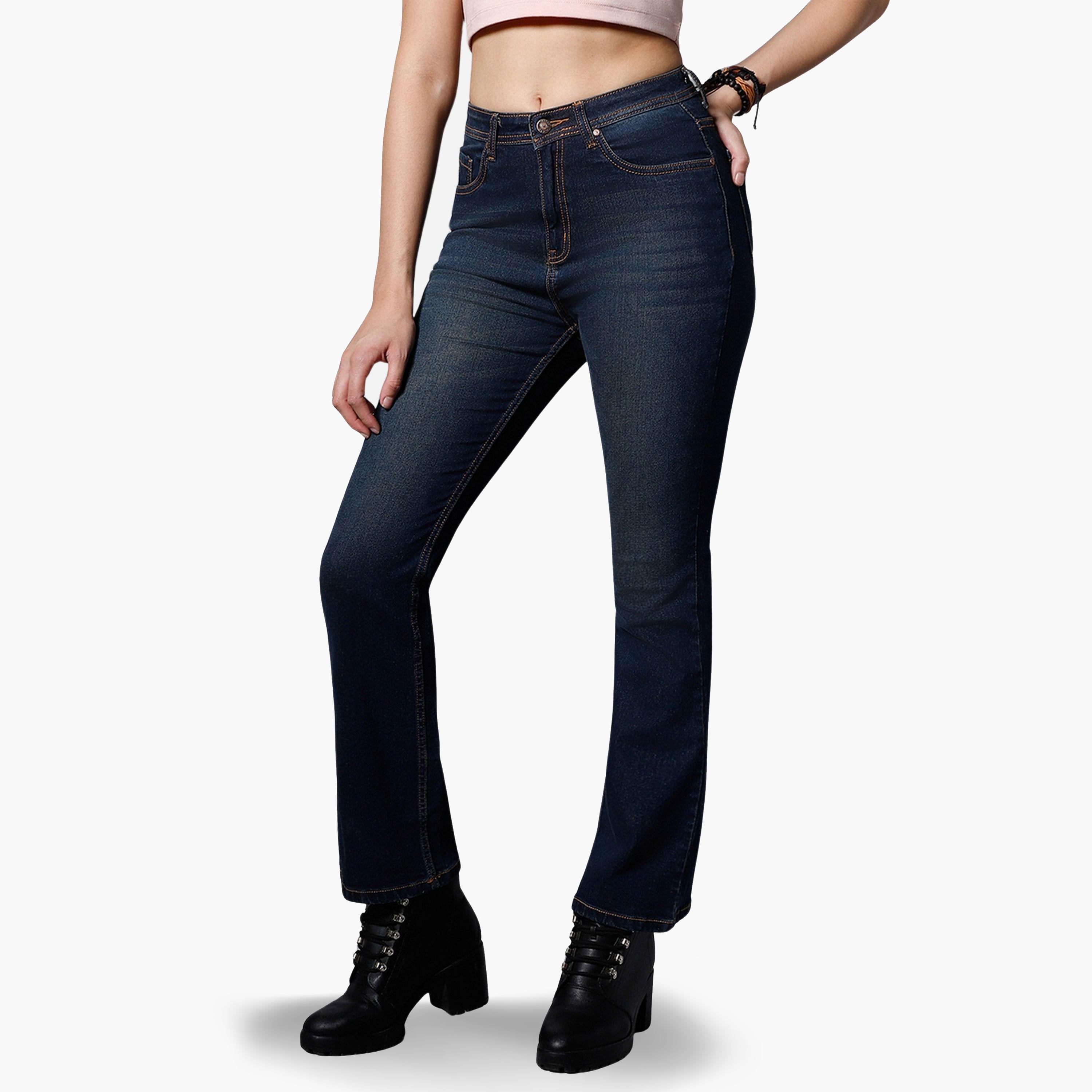 High Star Women High-Rise Bootcut Jeans-women-clothing-bottoms-jeans-image-1