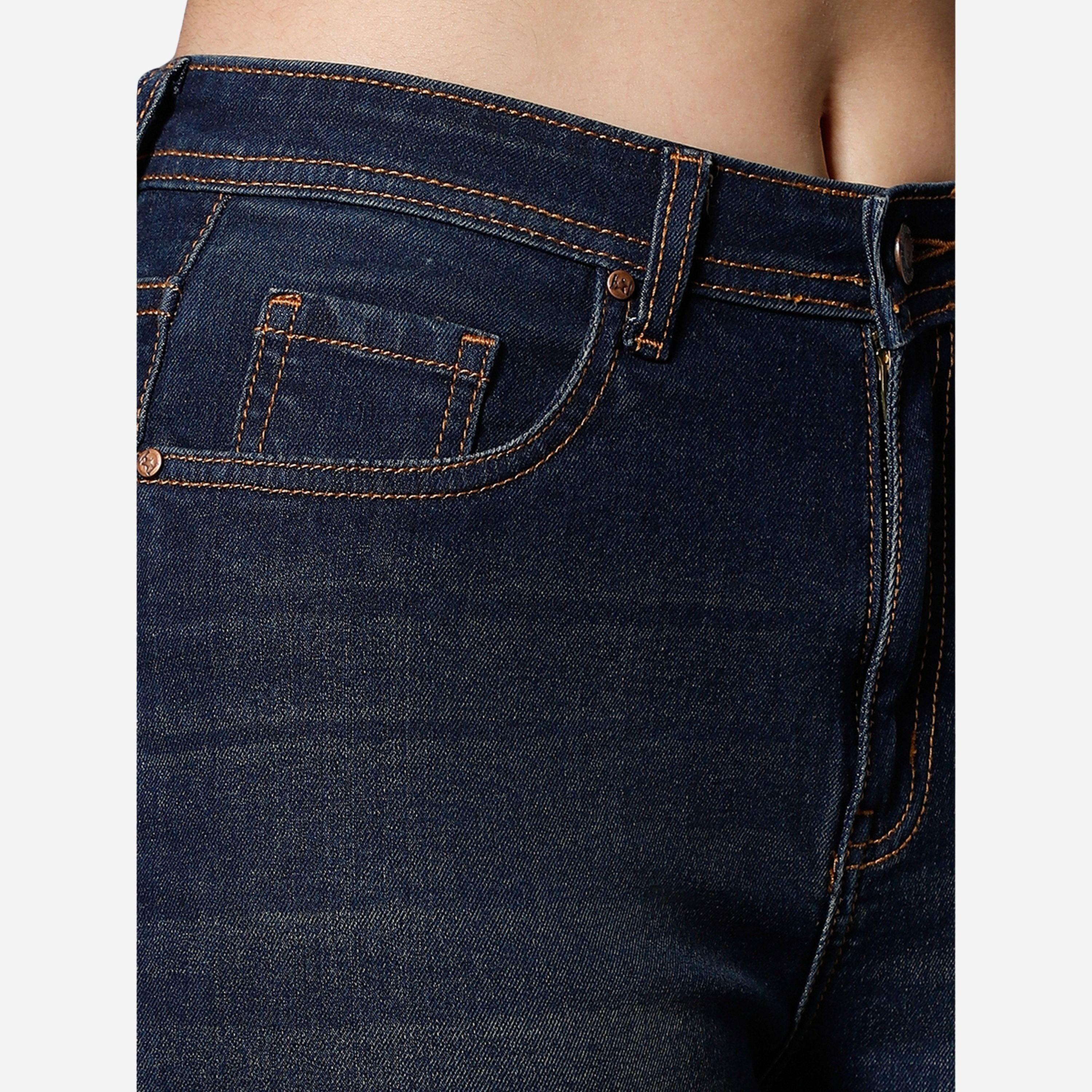 هاي ستار - بنطال جينز نسائي عالي الخصر قصة واسعة من الأسفل-women-clothing-bottoms-jeans-image-5