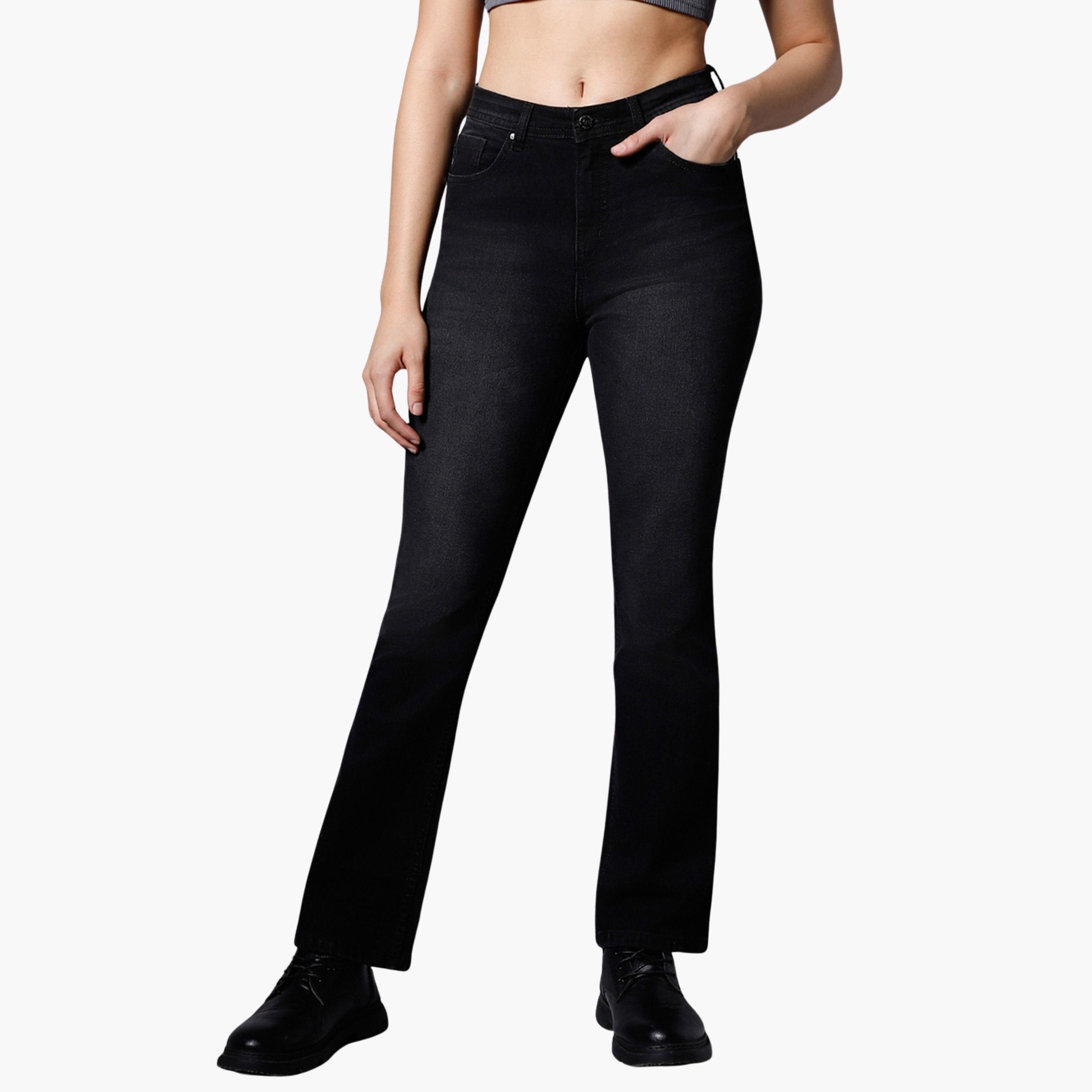 هاي ستار - بنطال جينز بخصر مرتفع وقصة واسعة-women-clothing-bottoms-jeans-image-1