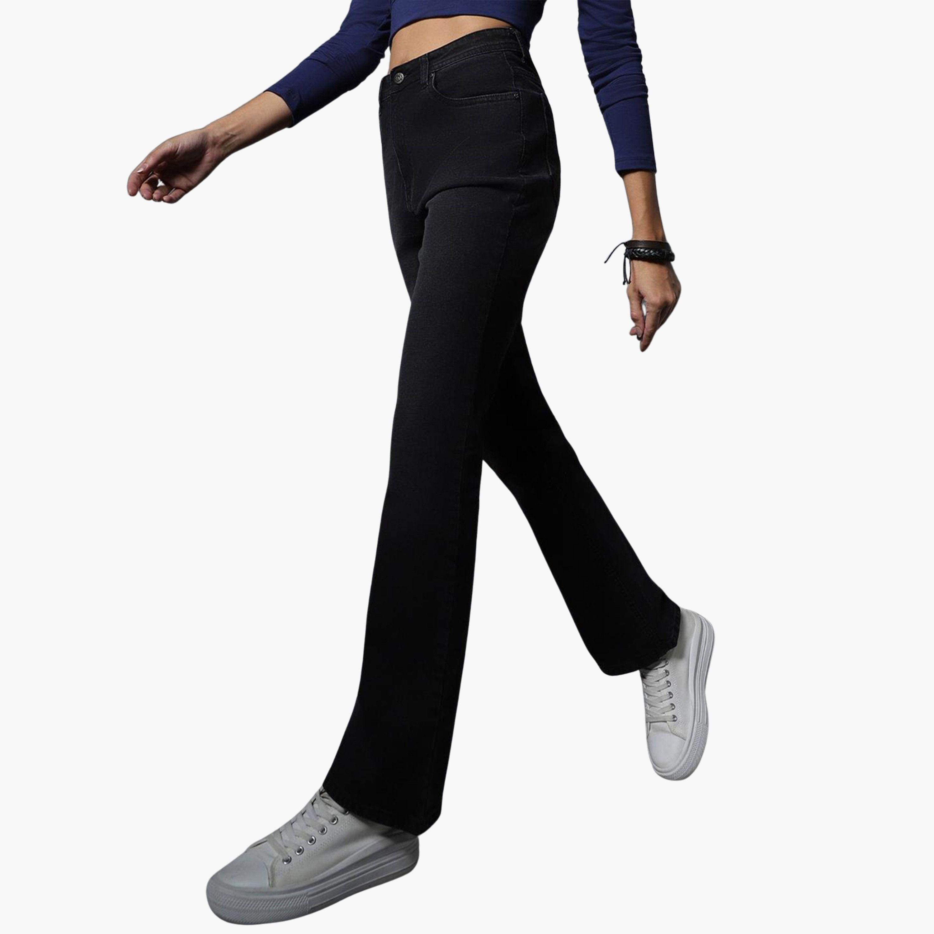 High Star Women High Rise Stretch Boot Cut Fit Jeans-women-clothing-bottoms-jeans-image-1