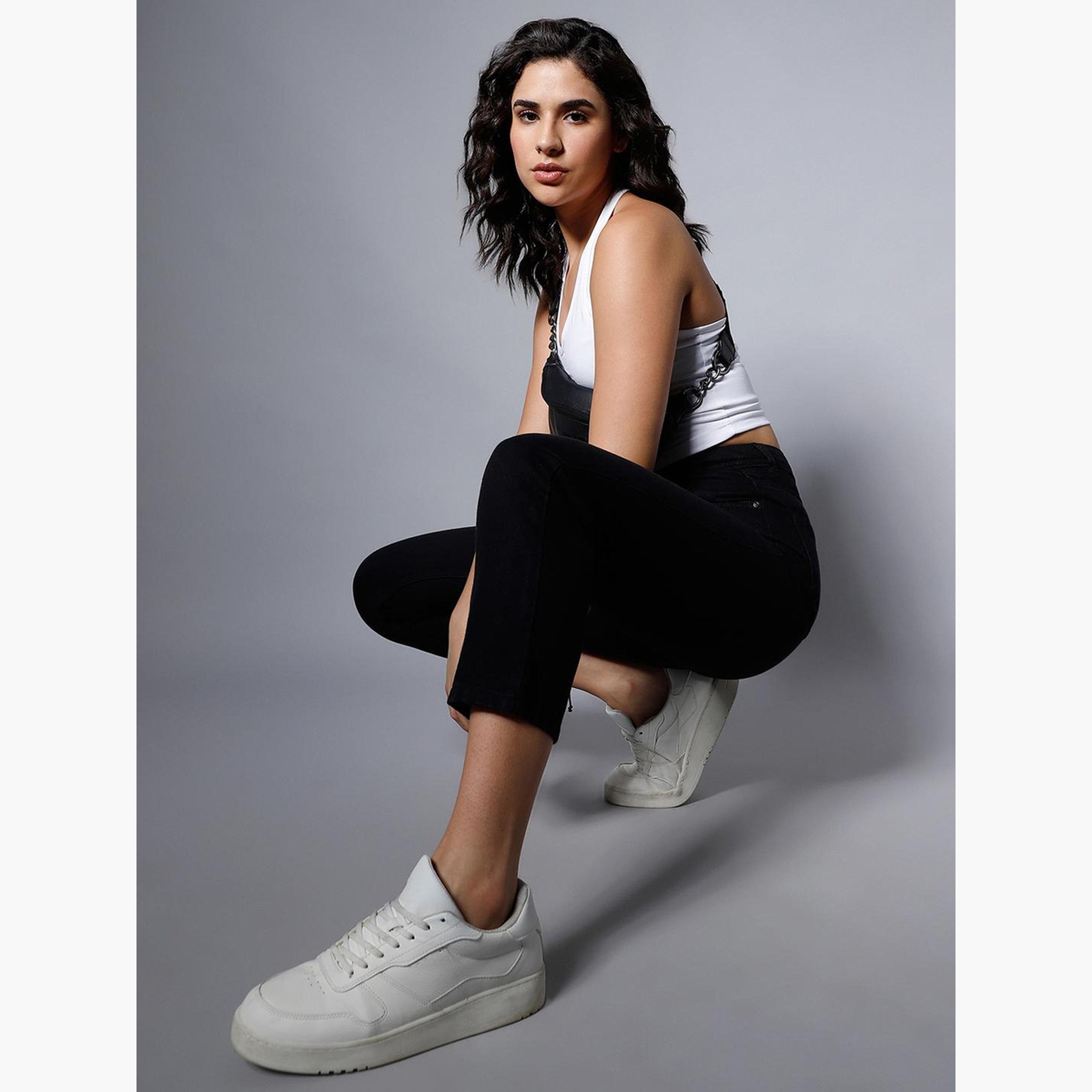 هاي ستار - بنطال جينز أسود بخصر عالٍ وتصميم نحيف-women-clothing-bottoms-jeans-image-2