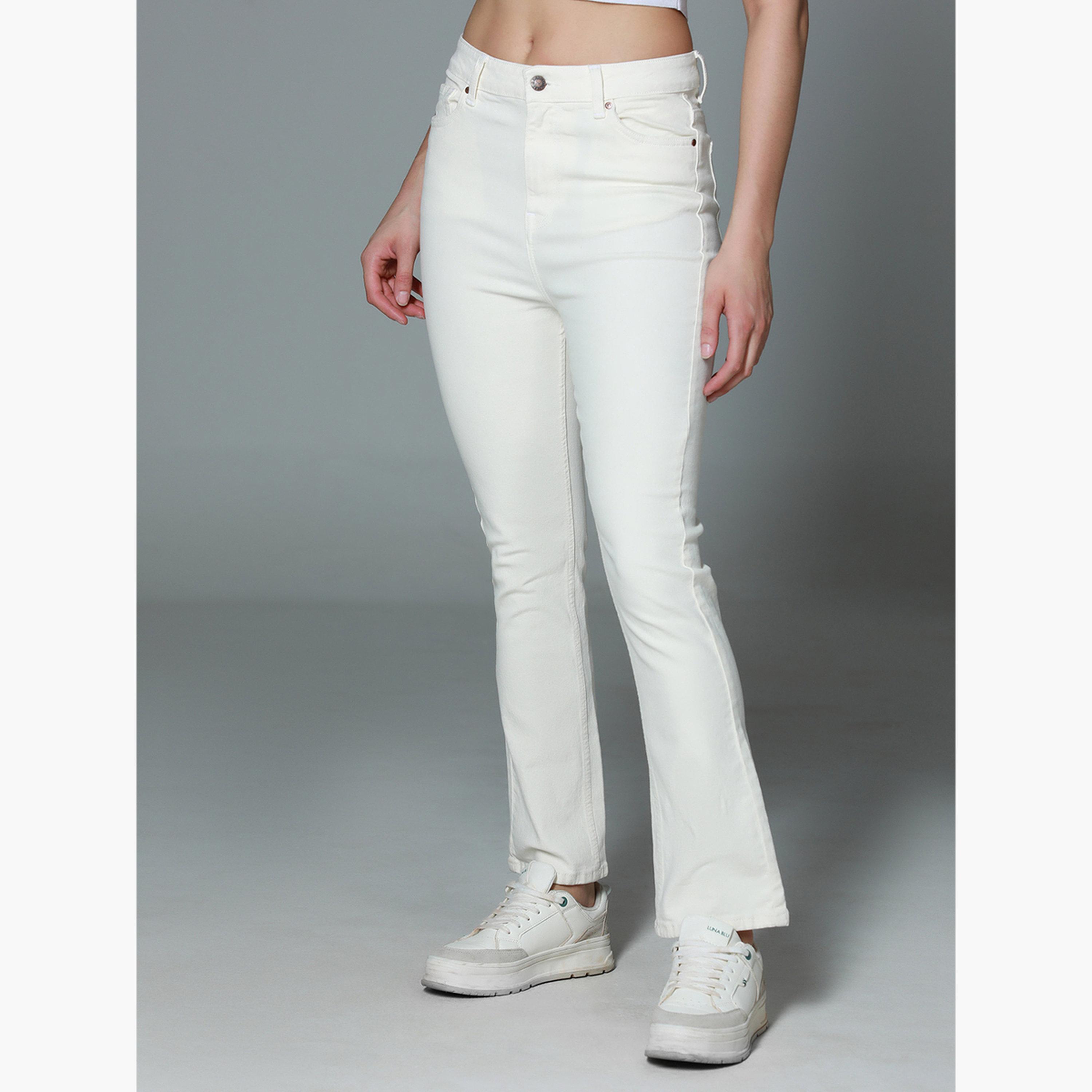 هاي ستار - بنطال جينز قطني عالي الخصر بمظهر أنيق-women-clothing-bottoms-jeans-image-3