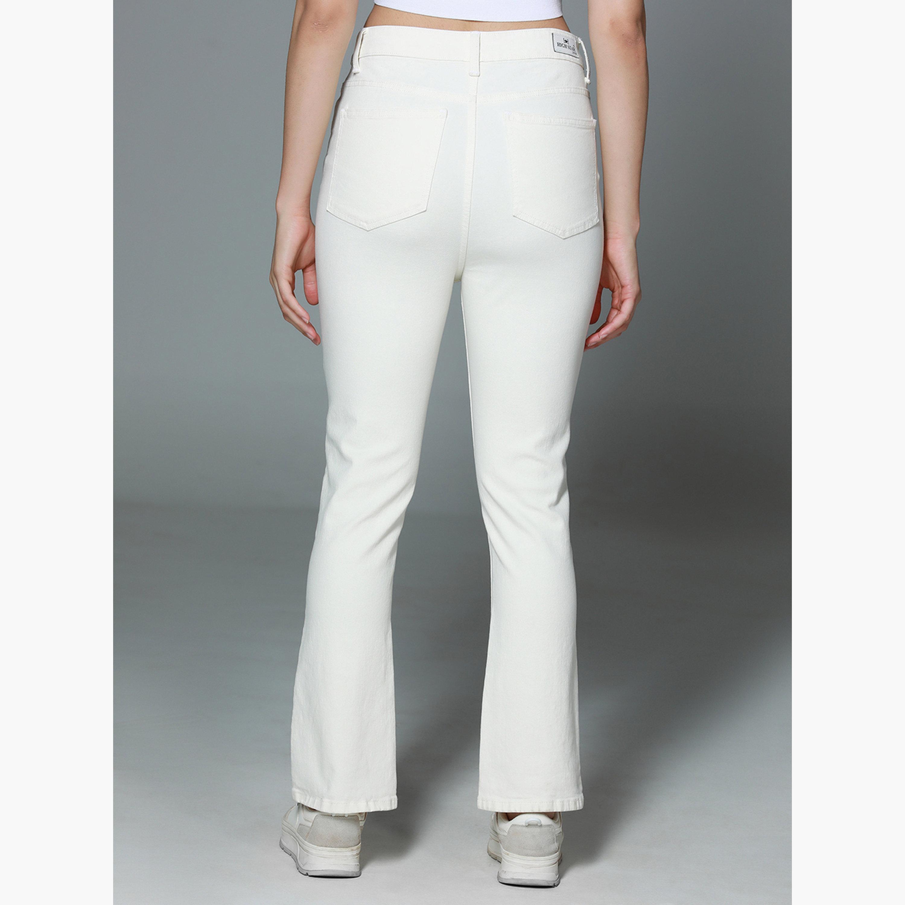 هاي ستار - بنطال جينز قطني عالي الخصر بمظهر أنيق-women-clothing-bottoms-jeans-image-4