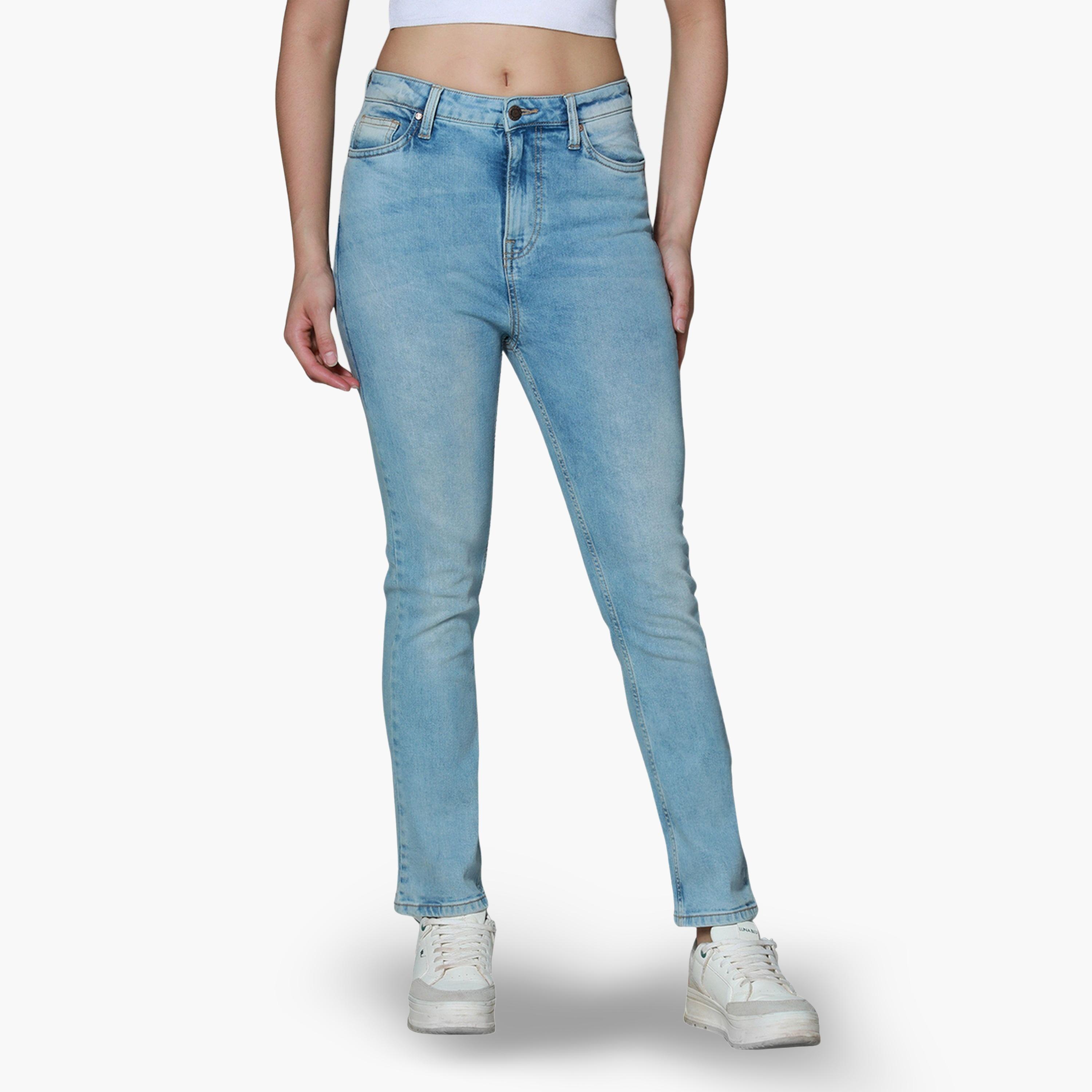 High Star Women High Rise Slim Fit Jeans-women-clothing-bottoms-jeans-image-1