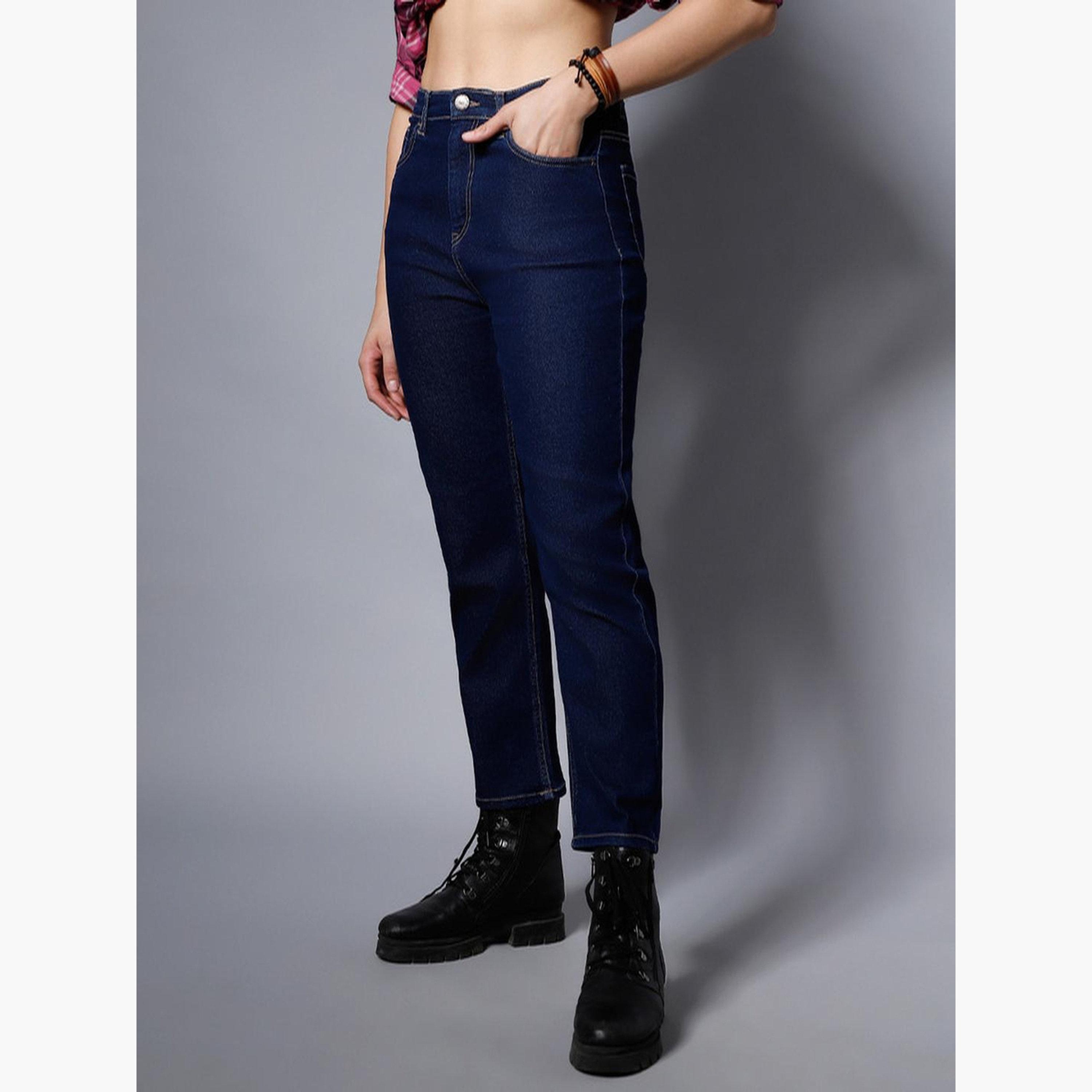 High Star Women High Rise Straight Fit Jeans-women-clothing-bottoms-jeans-image-5