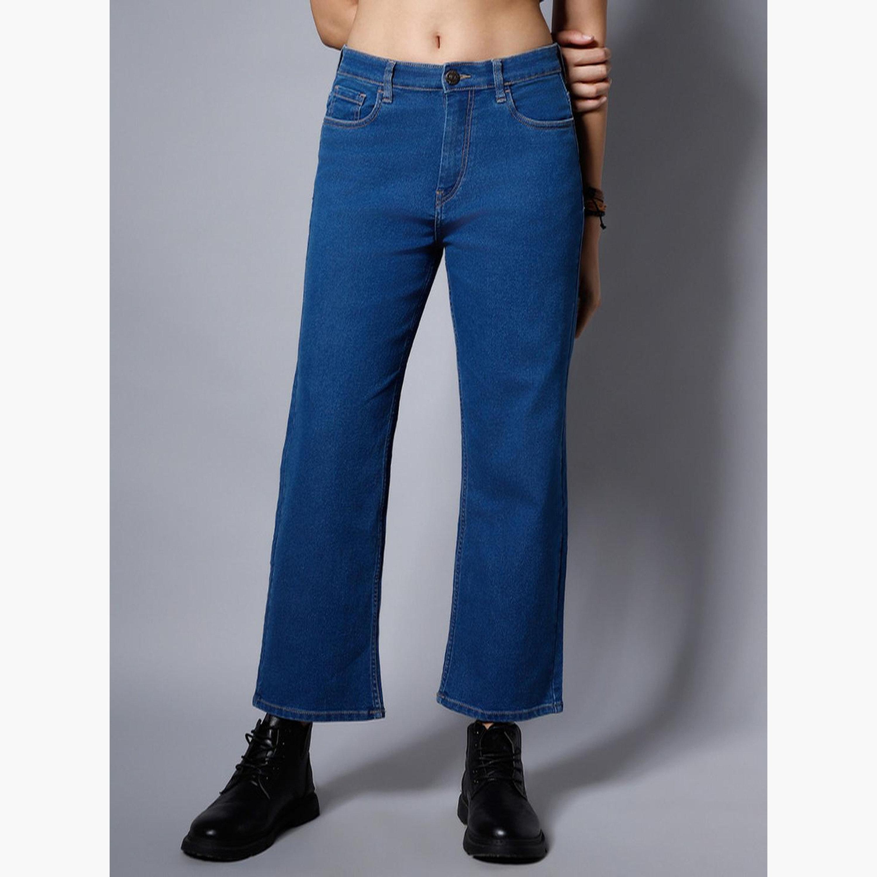 هاي ستار - بنطال جينز مطاطي خفيف الوزن بخصر مرتفع-women-clothing-bottoms-jeans-image-5