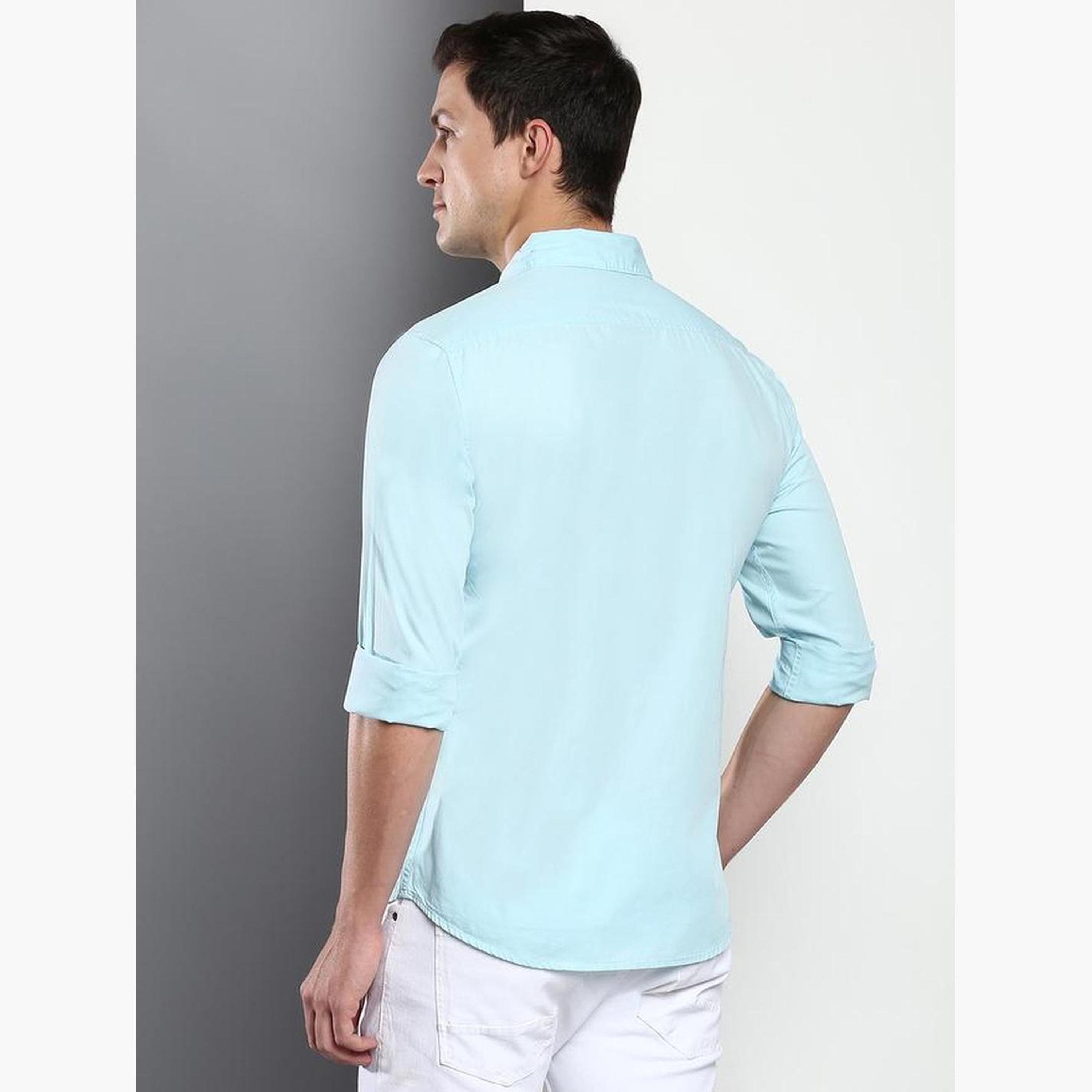 دينيس لينغو - قميص رجالي كاجوال من القطن الخالص تصميم نحيف-men-clothing-shirts-image-6