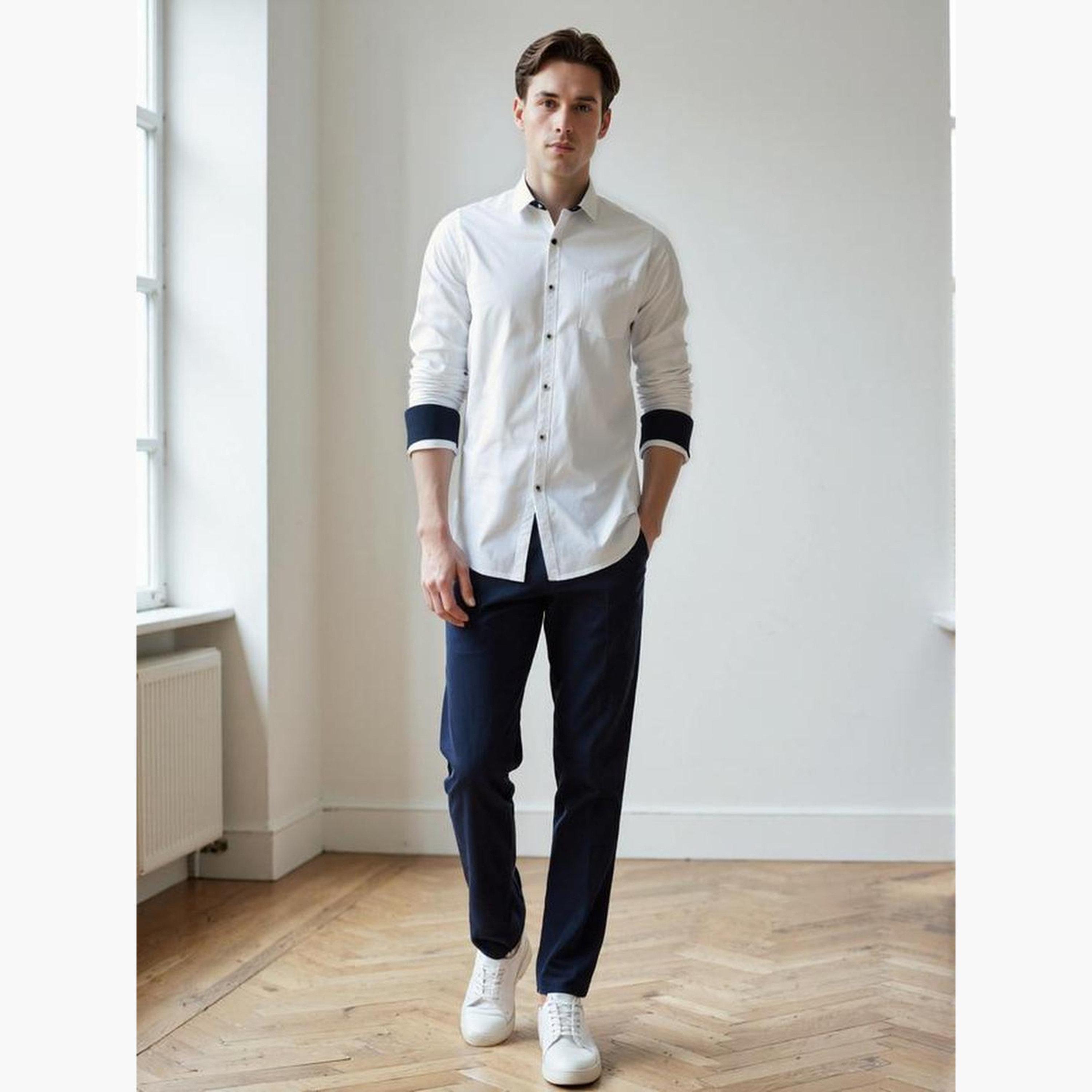 Dennis Lingo Men Solid Spread Collar Casual Shirt-men-clothing-shirts-image-5
