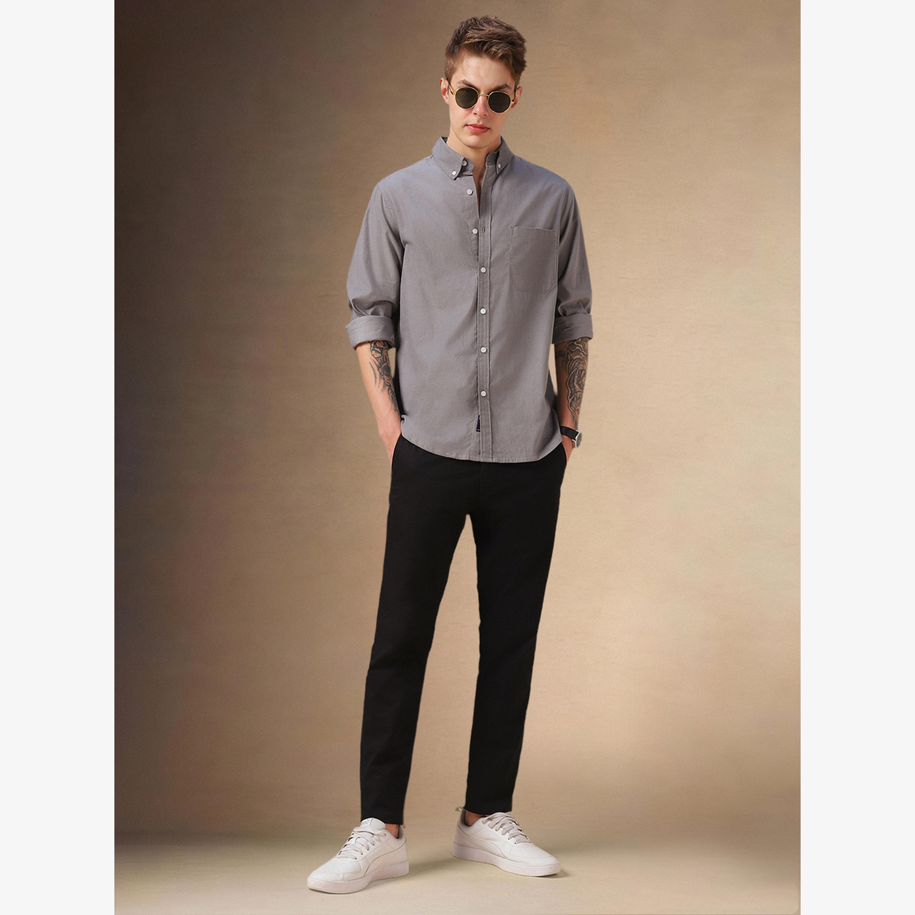 Dennis Lingo Men Button-Down Collar Relaxed Fit Casual Shirt-men-clothing-shirts-image-3