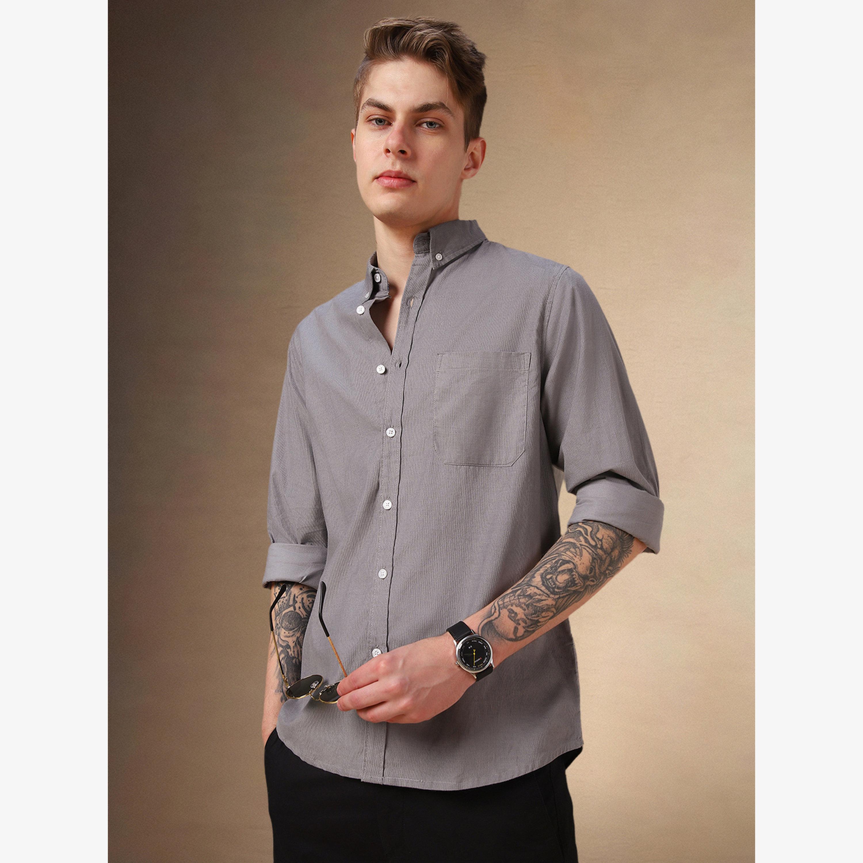 Dennis Lingo Men Button-Down Collar Relaxed Fit Casual Shirt-men-clothing-shirts-image-6