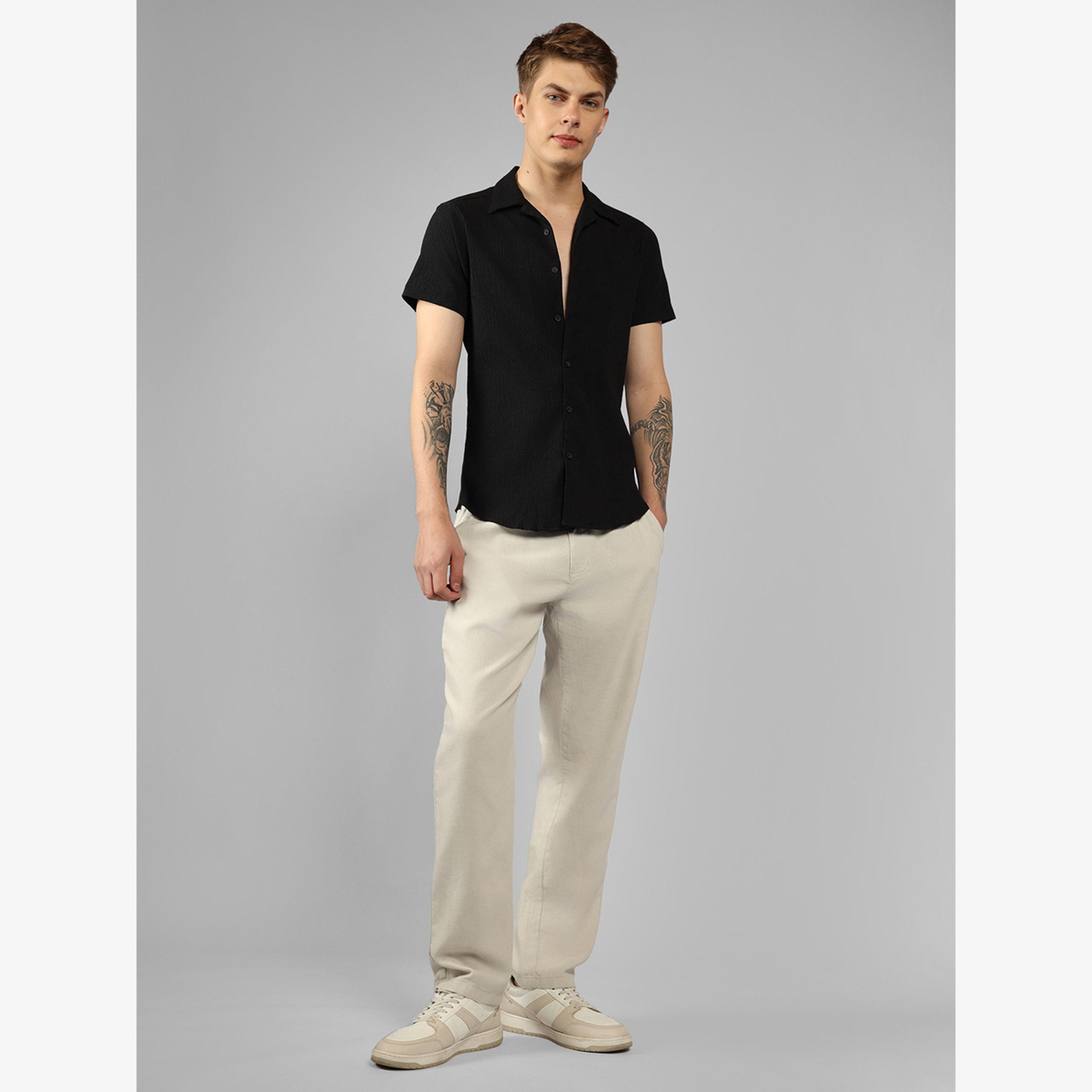 Dennis Lingo Men Slim Fit Cuban Collar Casual Shirt-men-clothing-shirts-image-5